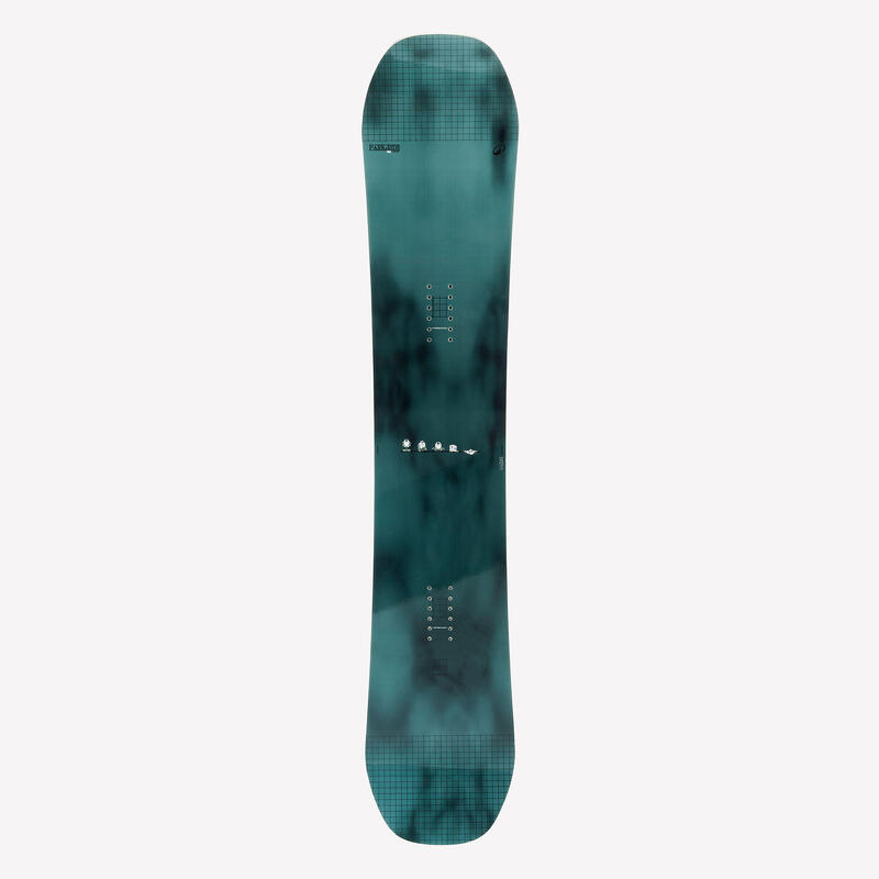 Yetişkin Pist ve Freeride Snowboard - Yeşil - Park & Ride 500 