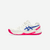 Chaussures de Tennis moquette femme - Gel Dedicate 8 blanc rose bleu