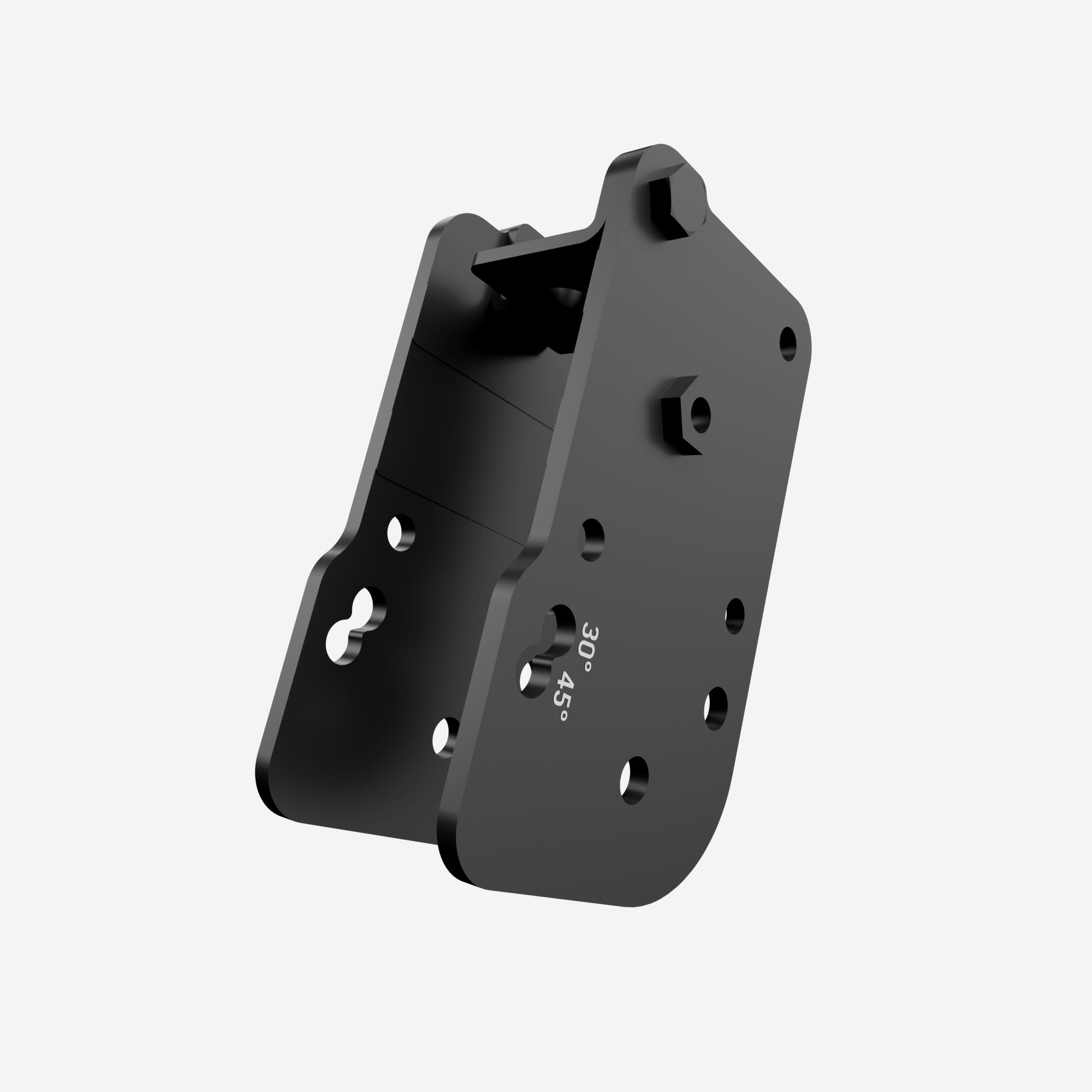 Plaque de raccord droite, pièce détachée jammer arms pour rack musculation 3/6