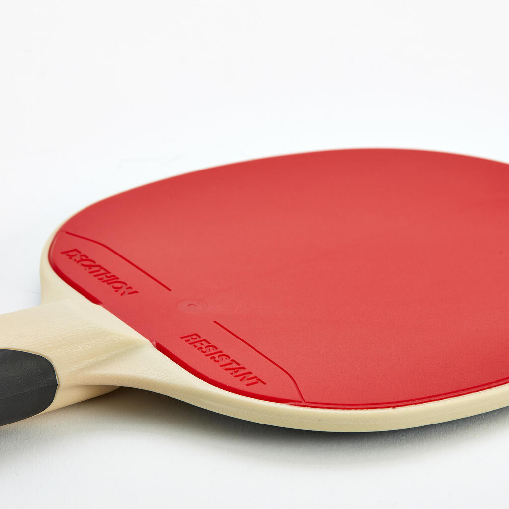 Komplet 2 reketa + 3 loptice za stoni tenis PPR 500