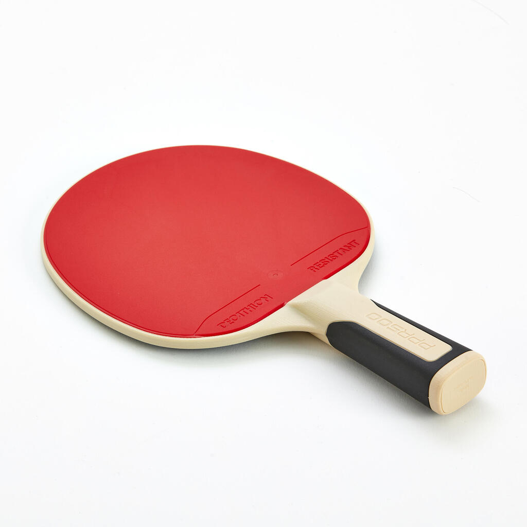 Komplet 2 reketa + 3 loptice za stoni tenis PPR 500