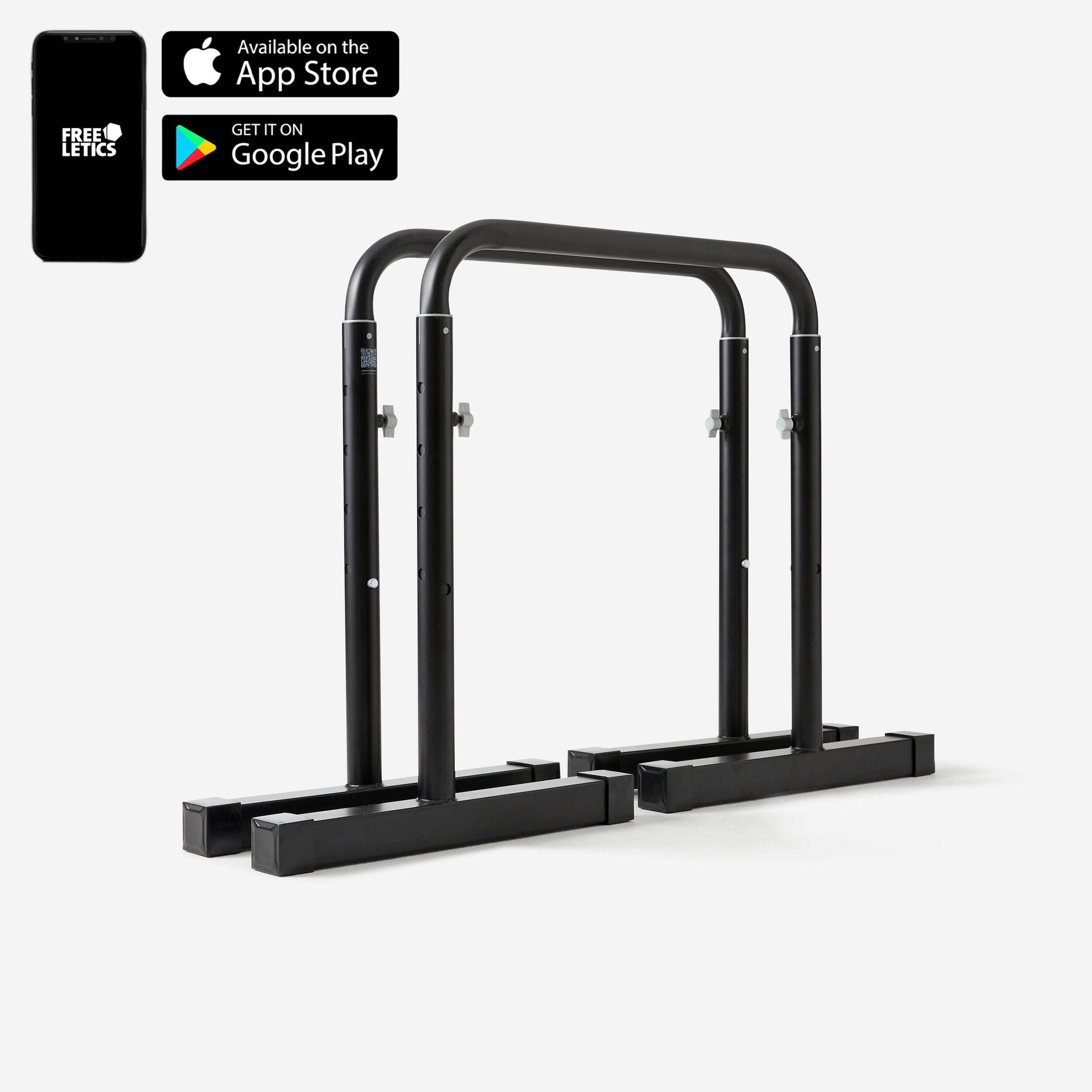 Adjustable Dip Bars Compact and Versatile, TS 100 - Black -  2