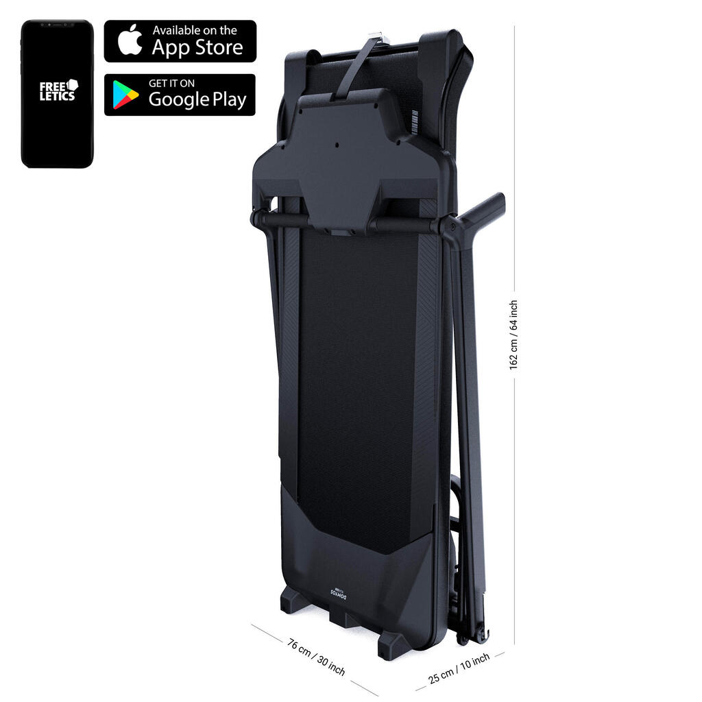 Tapis de course connecte run500 - pliage compact - 10% inclinaison motorisée