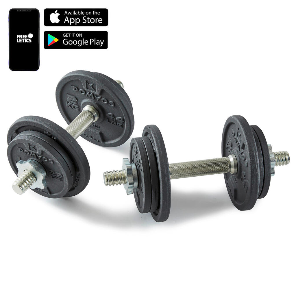 Kit haltères de musculation 20kg