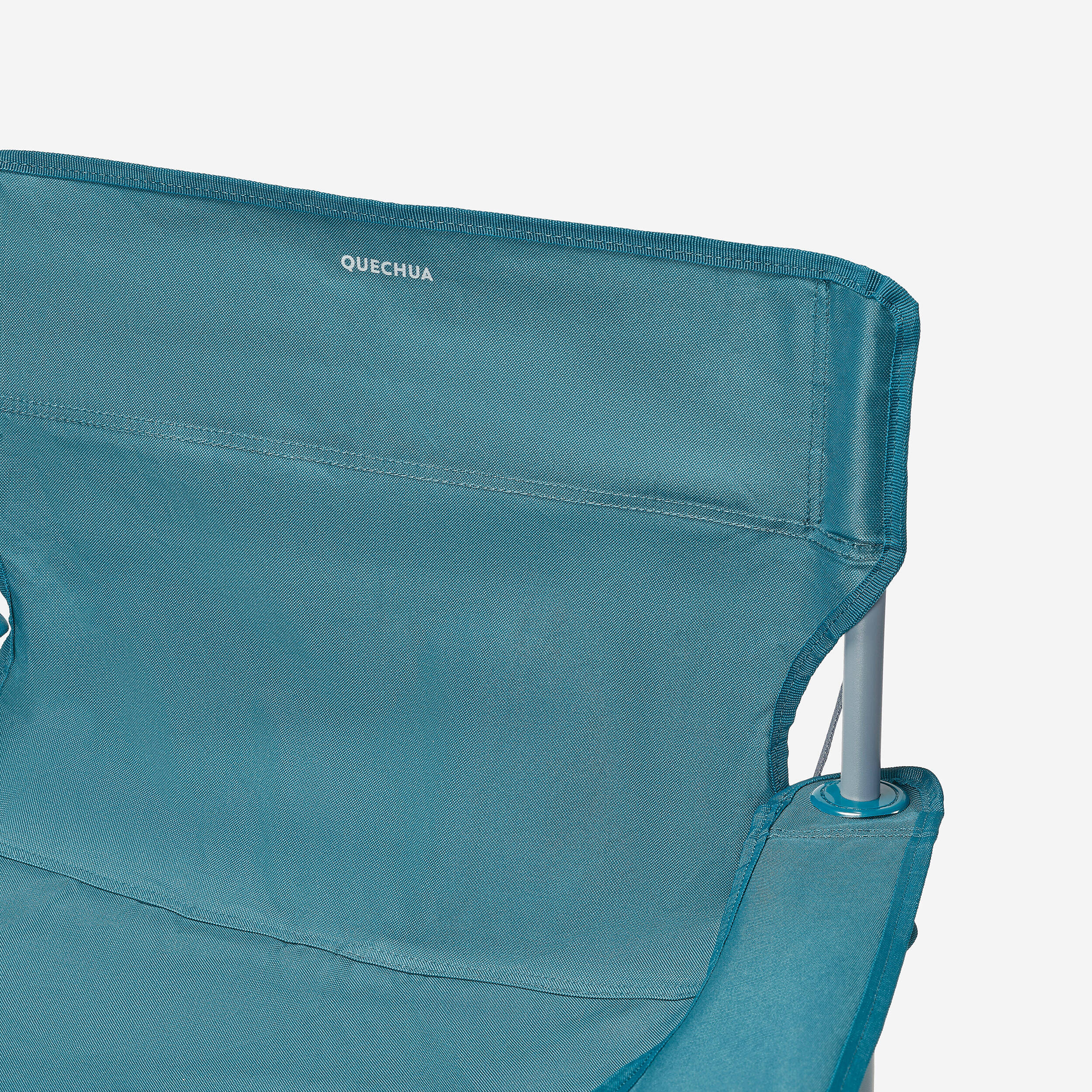 Camping Chair XXL Foldable with Armrest up to 150 Kg - Teal Blue -  3