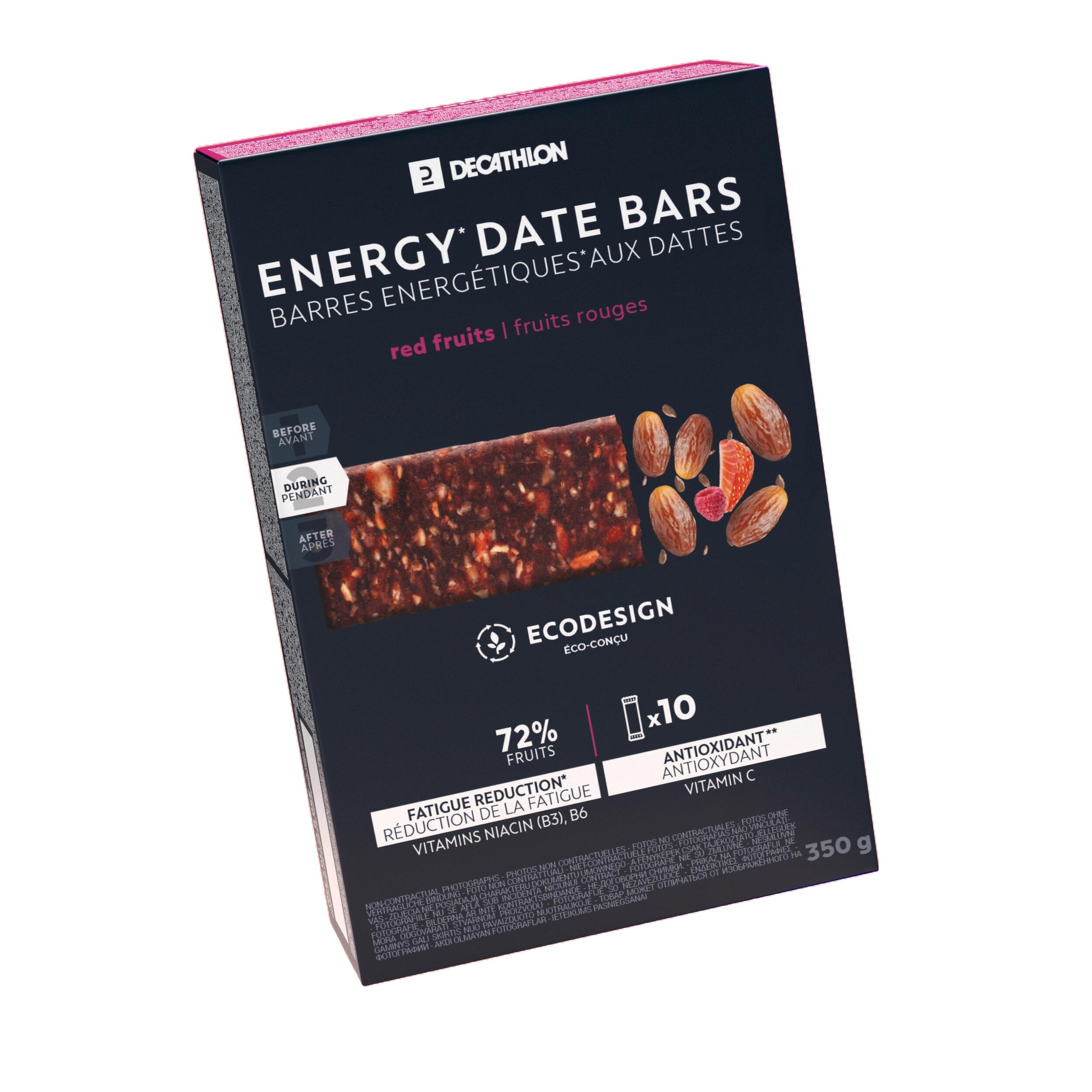 Date and red berry energy bar, pack of 10 3/6