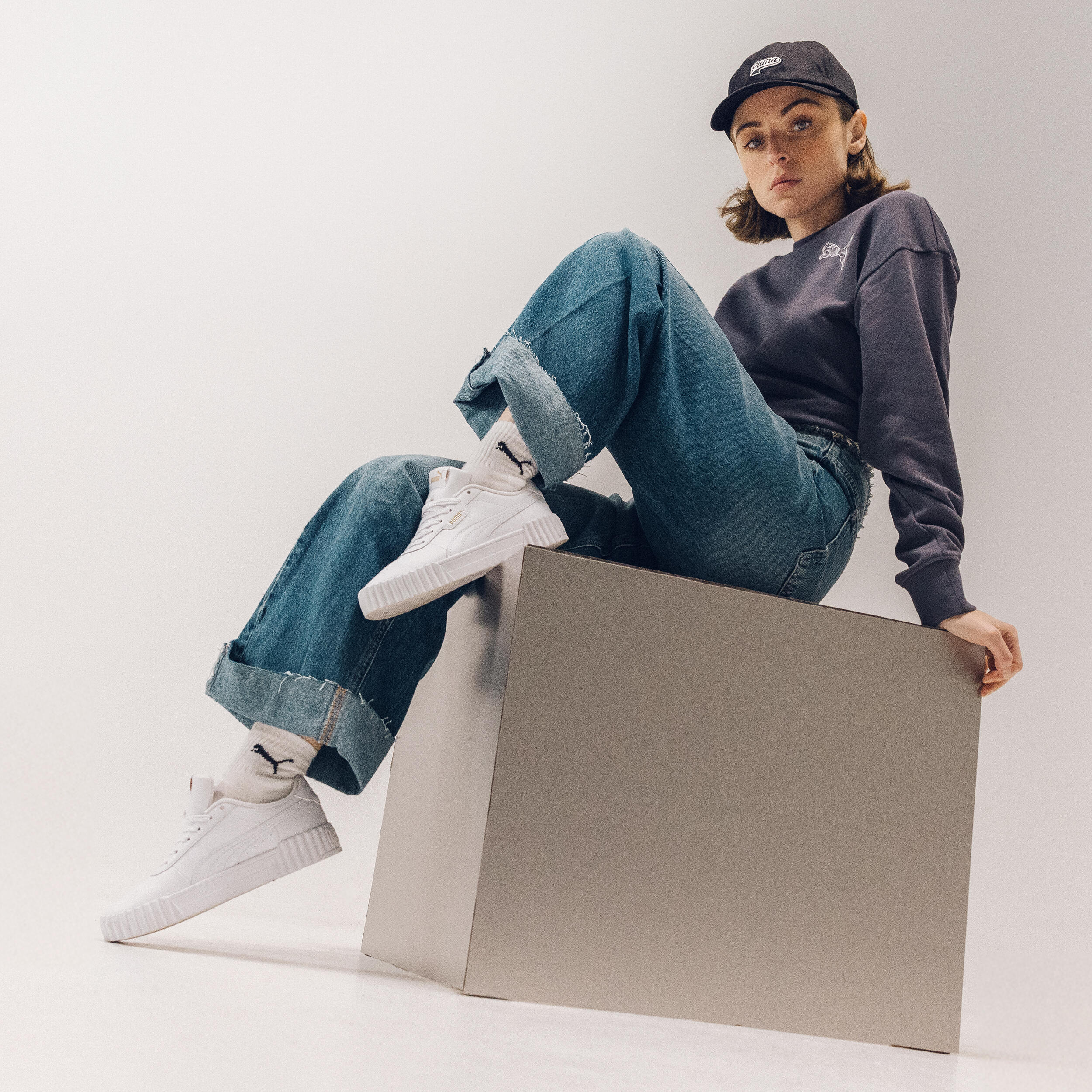 Baskets femme, carina 3.0 blanche 8/9