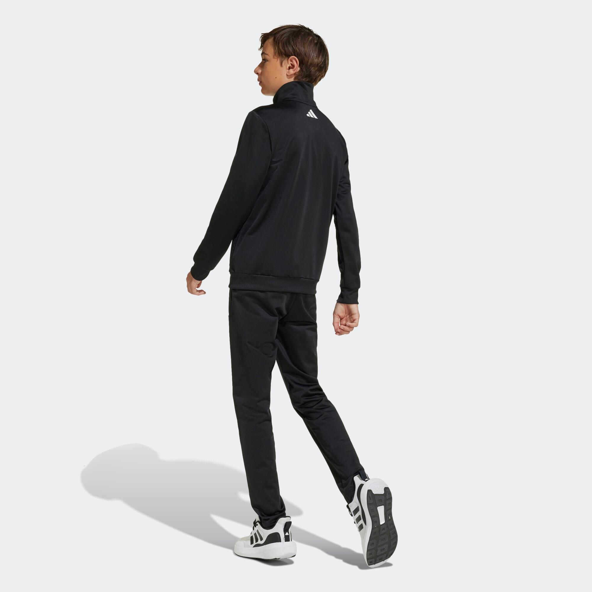 Tuta ADIDAS bambino ginnastica poliestere nera 3/7
