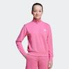 Sweatshirt com Meio Fecho de Educação Física Menina Rosa