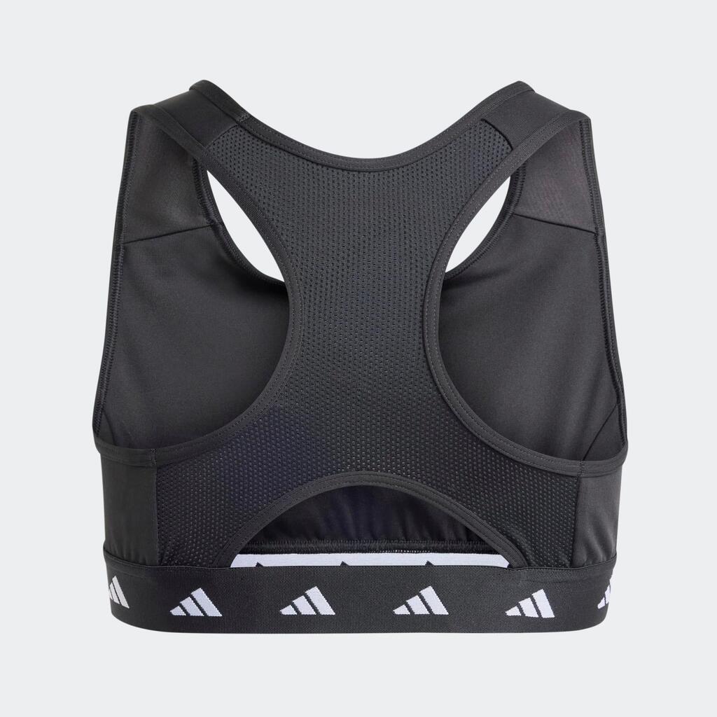 Otroški športni nedček Sportsbra Techfit Power React - črn