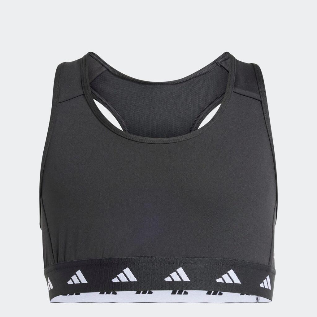 Otroški športni nedček Sportsbra Techfit Power React - črn