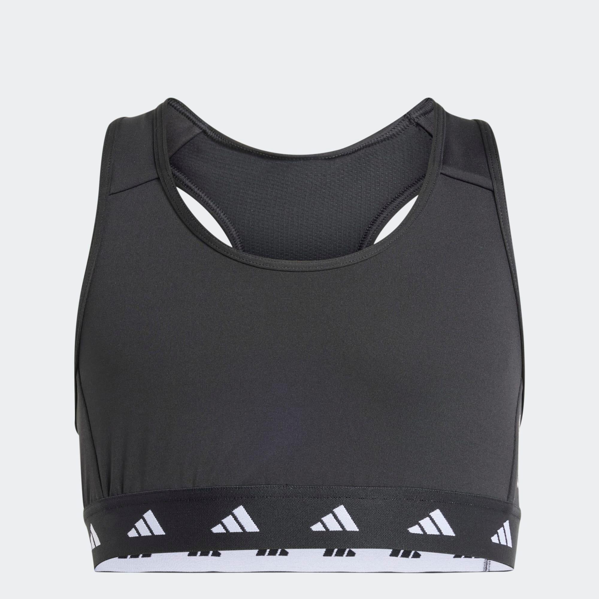 Brassière Techfit Power React Enfants, noire 6/7