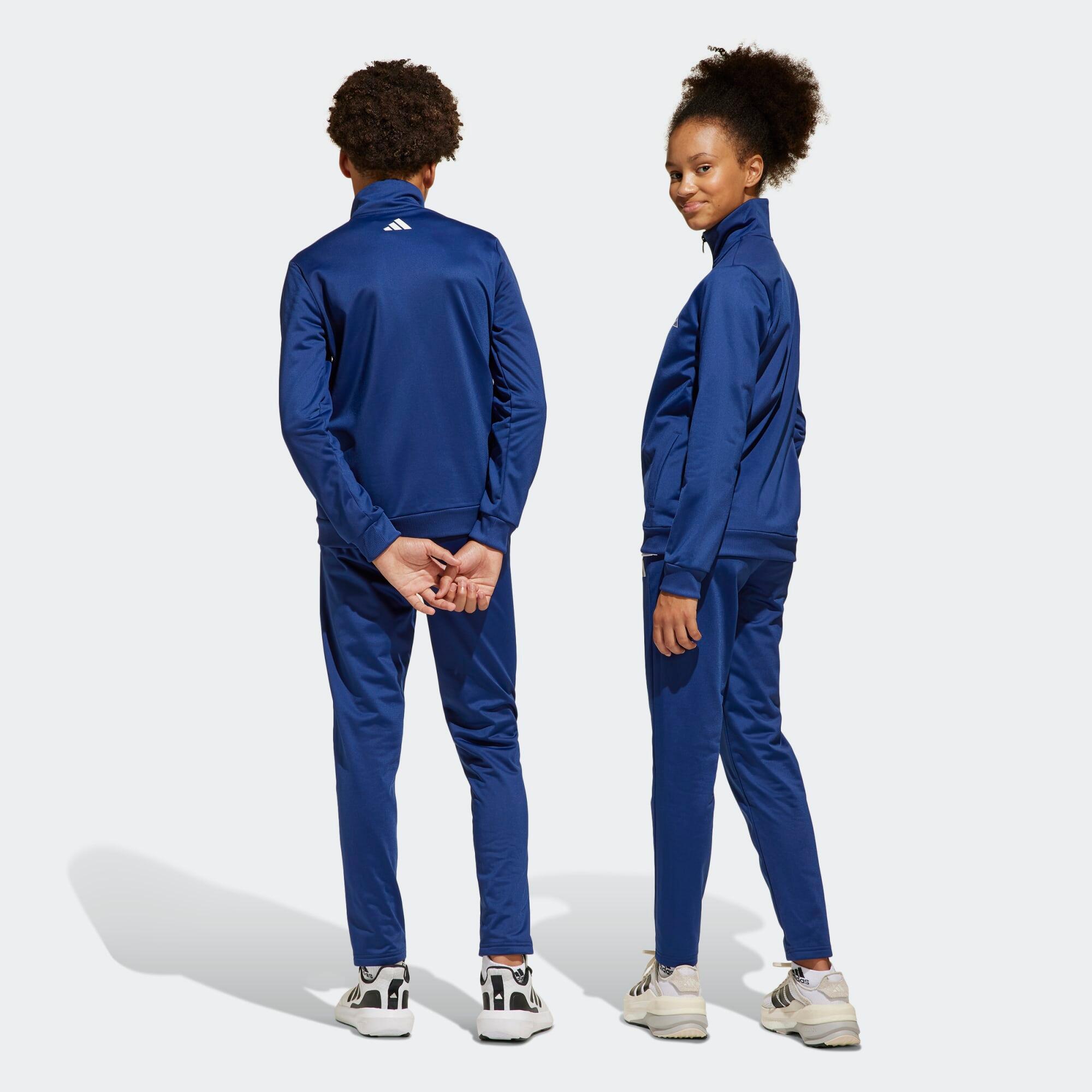 Tuta ADIDAS bambino ginnastica traspirante blu 7/7