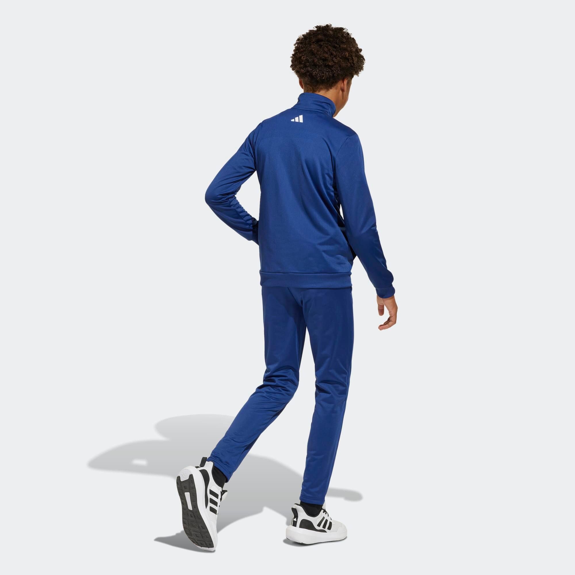 Tuta ADIDAS bambino ginnastica traspirante blu 2/7