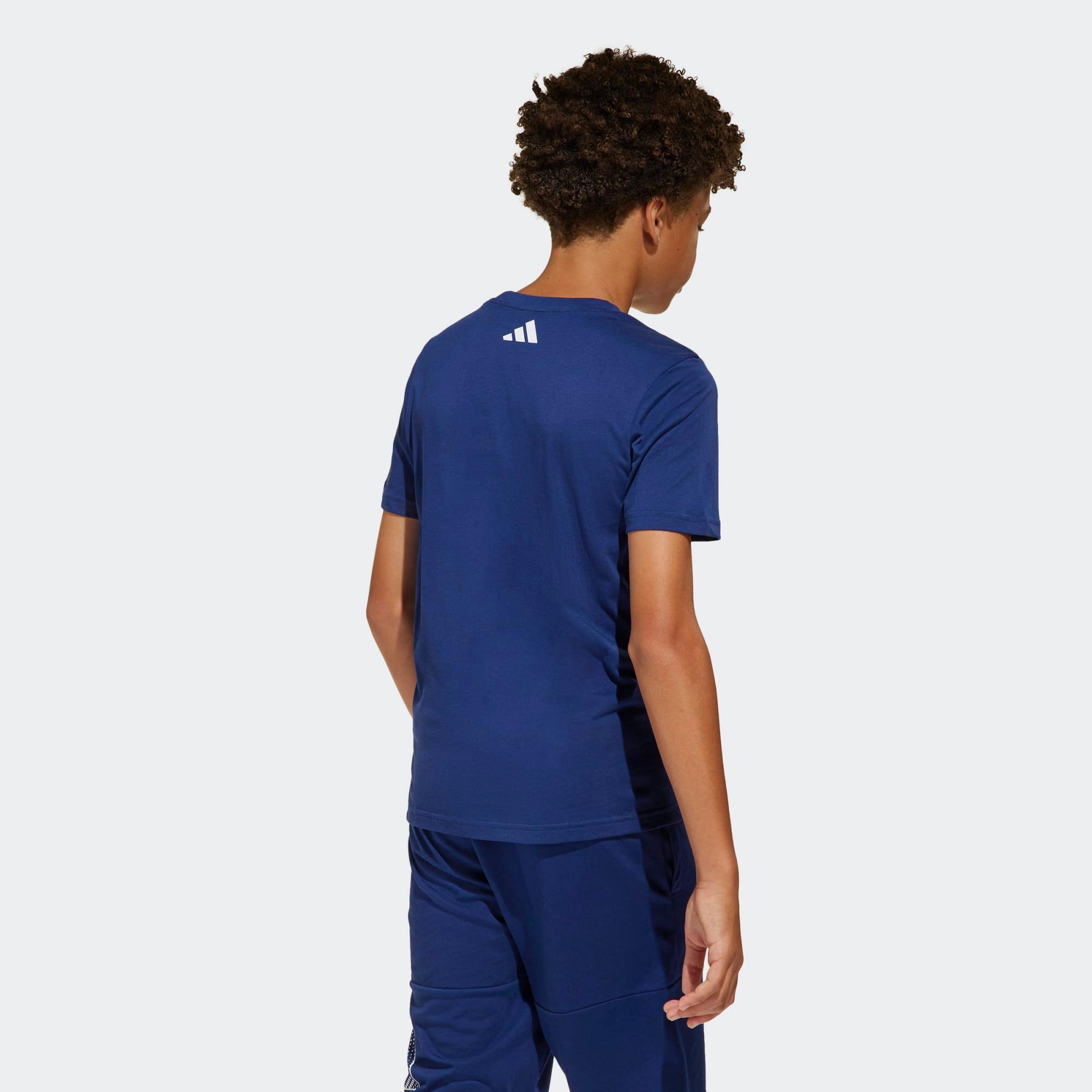 T-shirt pour enfant en coton, bleu 3/7