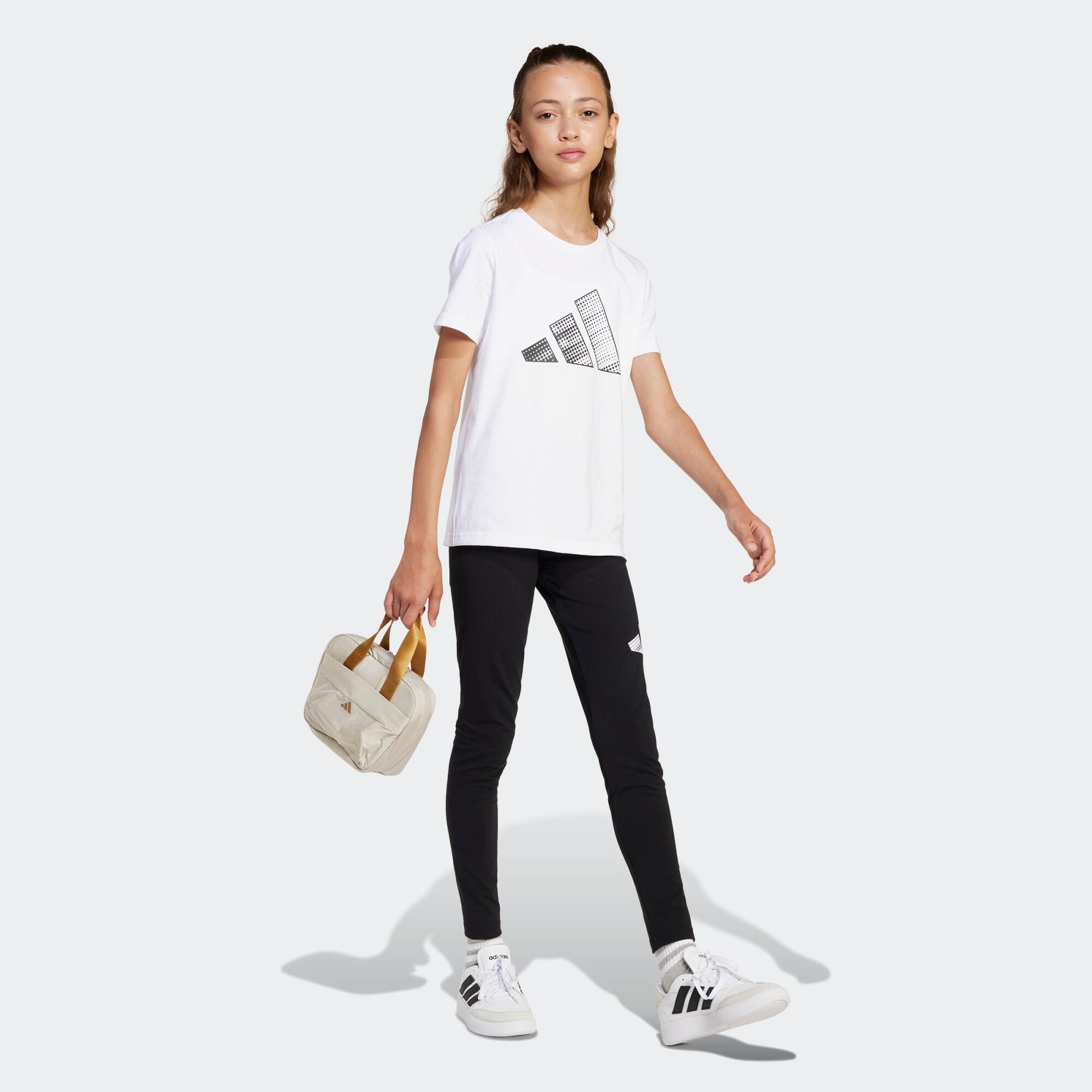 T-shirt en coton fille, blanc 4/5