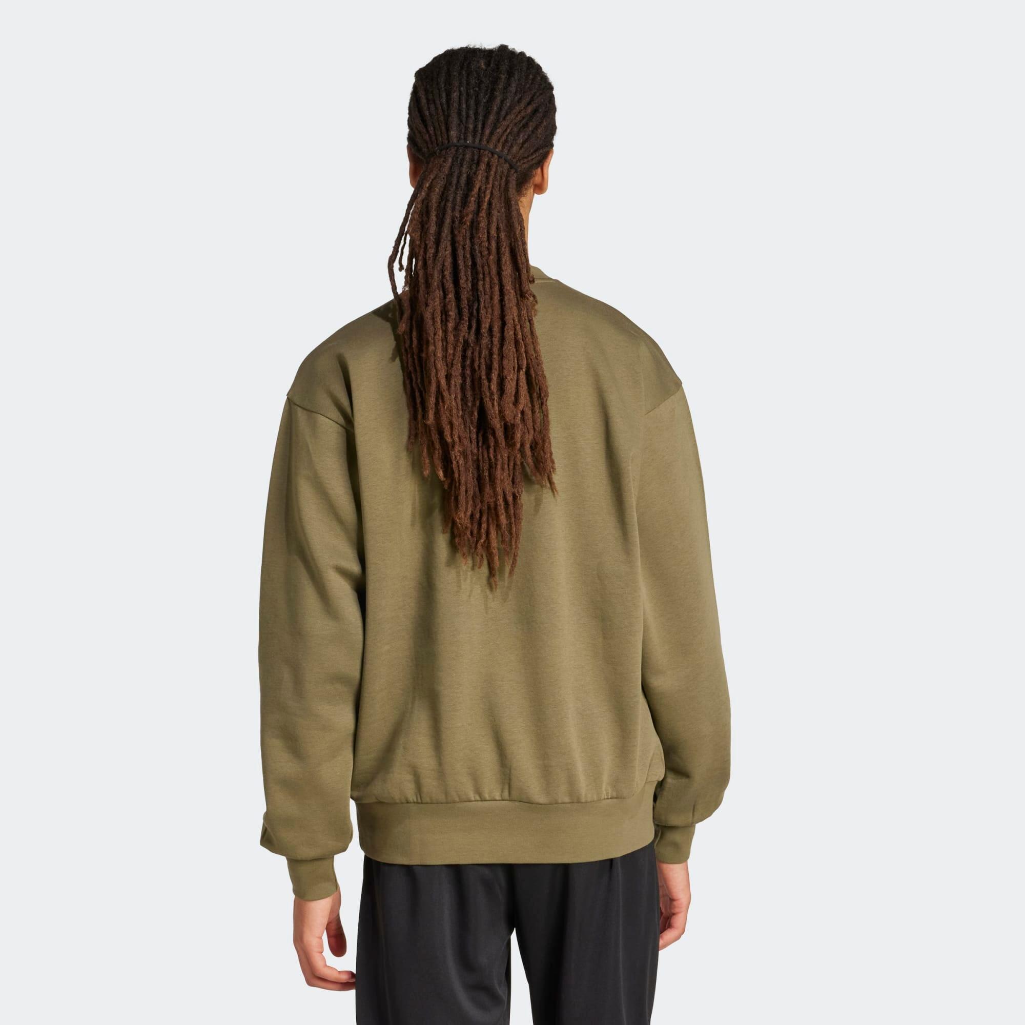 Sweatshirt aus Baumwolle Herren, khaki 2/5