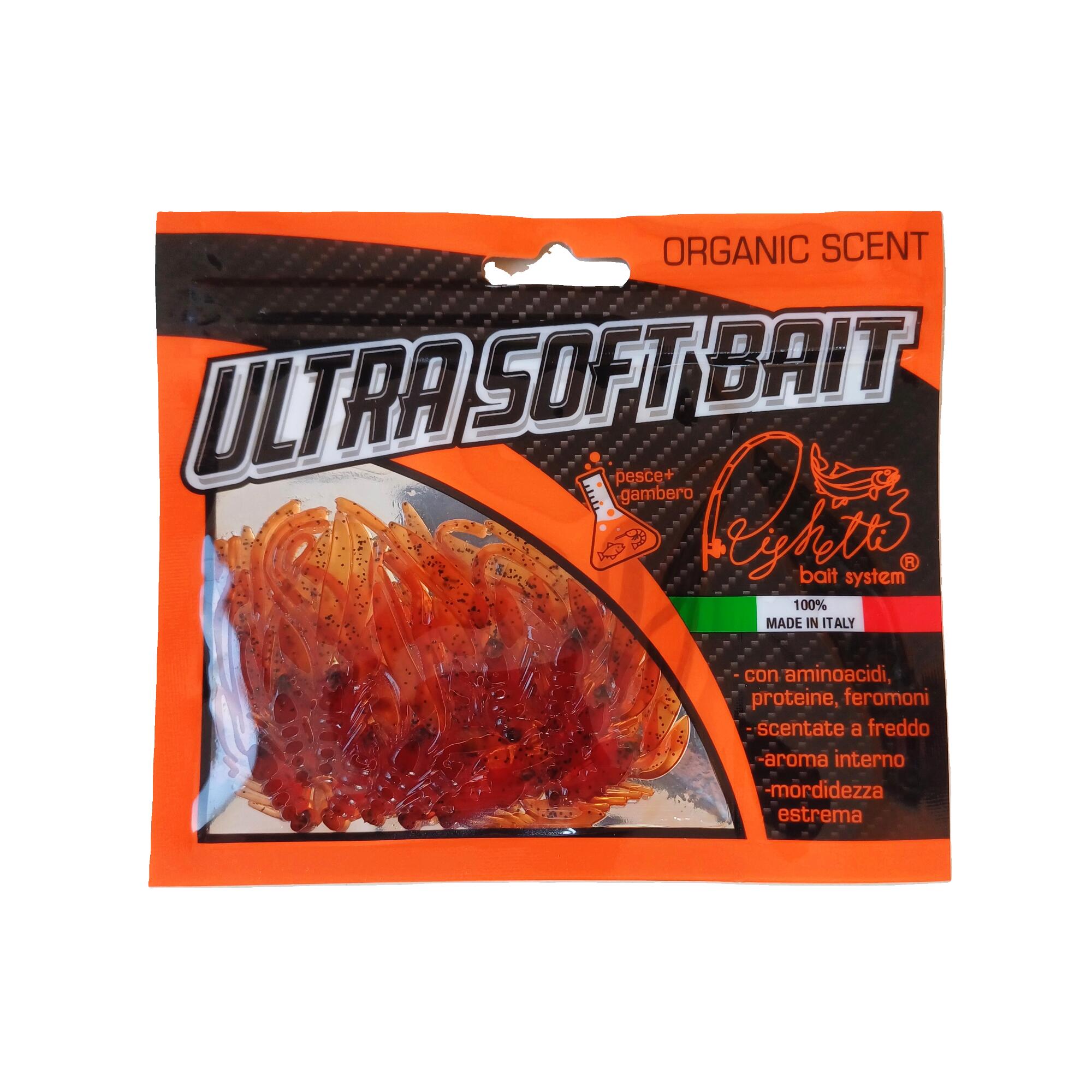Esca morbida pesca spinning Righetti Bait System Ninfa 6cm 2/3