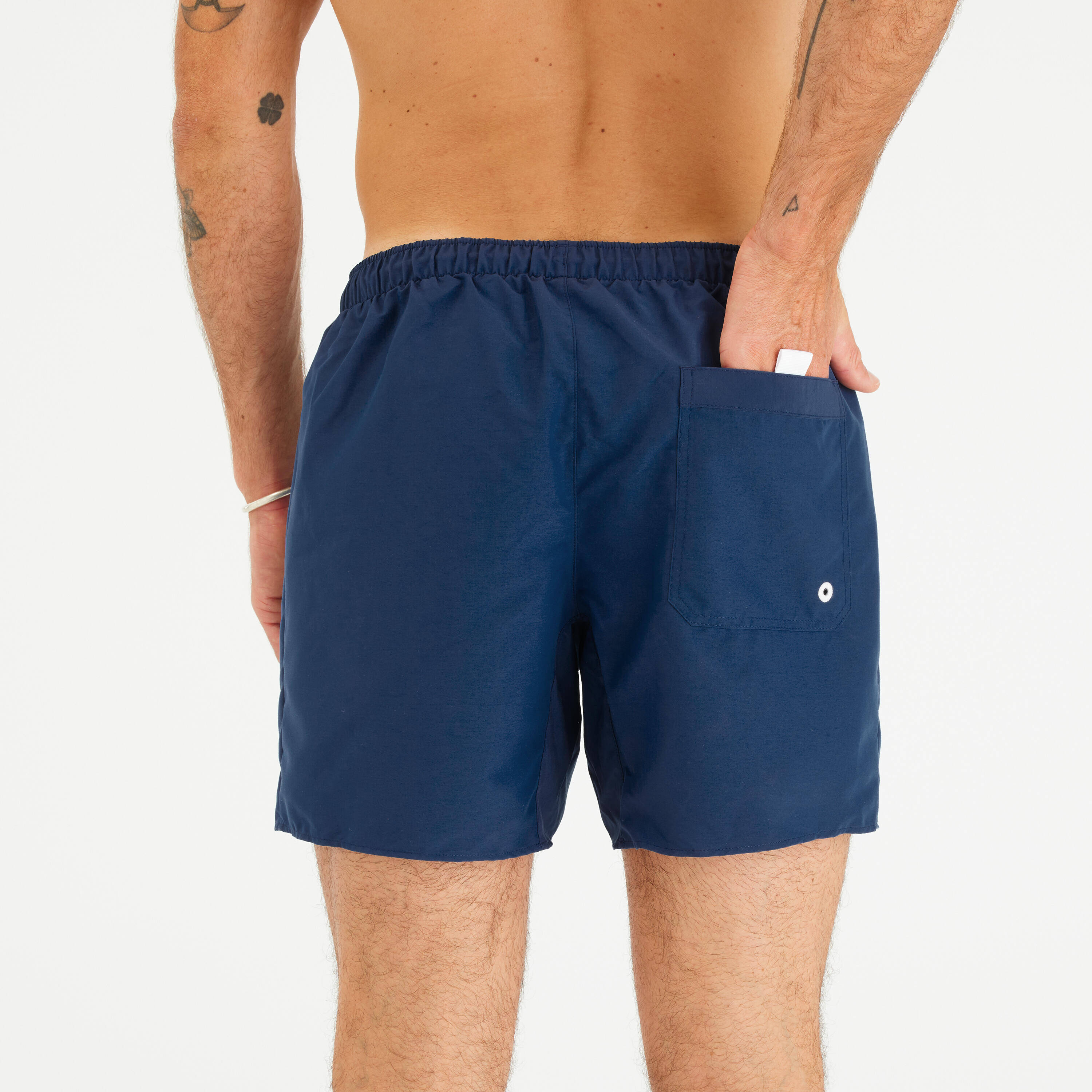 Men’s surfing swim shorts 100 - Hendaia MW Navy blue -  5