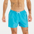 Short de bain surf 100 Court 15" Homme - Hendaia MW Turquoise