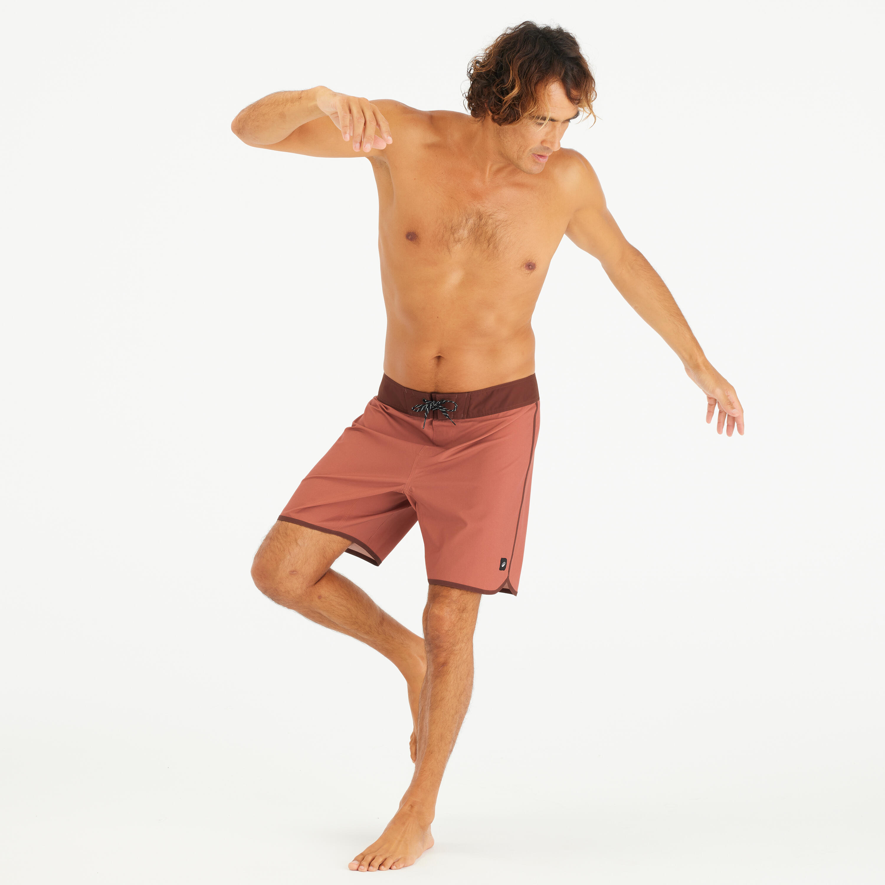Short de surf long 18 po  homme, 500 - OLAIAN