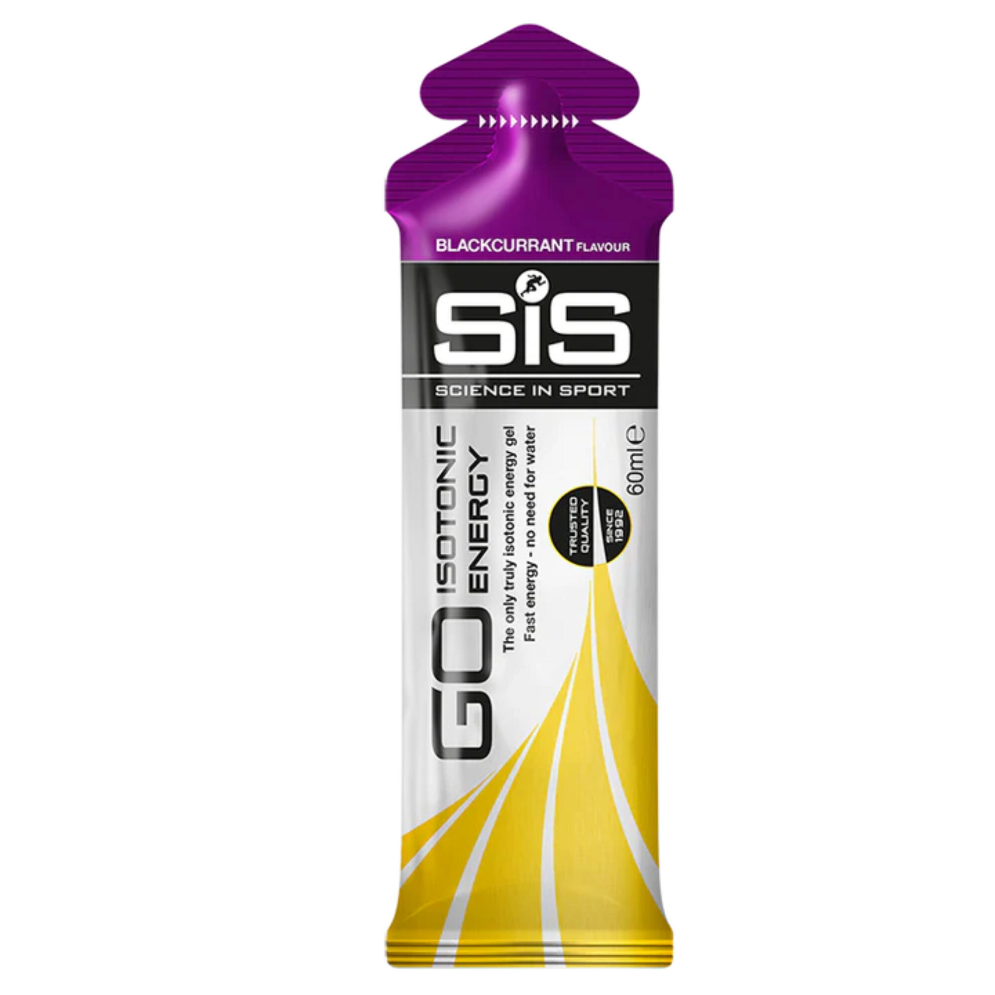 SiS GO Plus Isotonic Energy Gels - Blackcurrant
