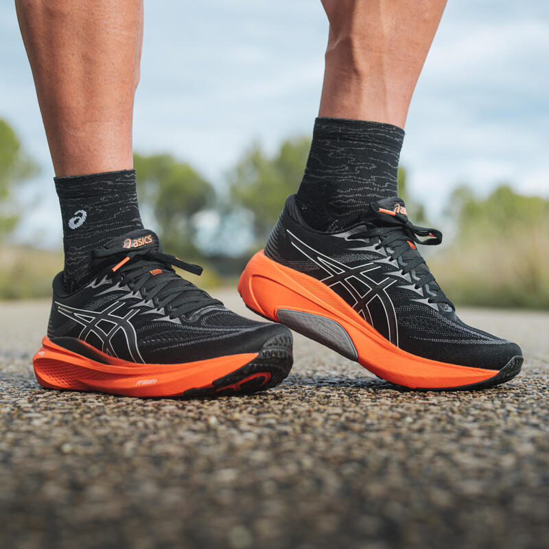 Încălțăminte de alergare ASICS Gel-Superion 7 Negru-Portocaliu Bărbați