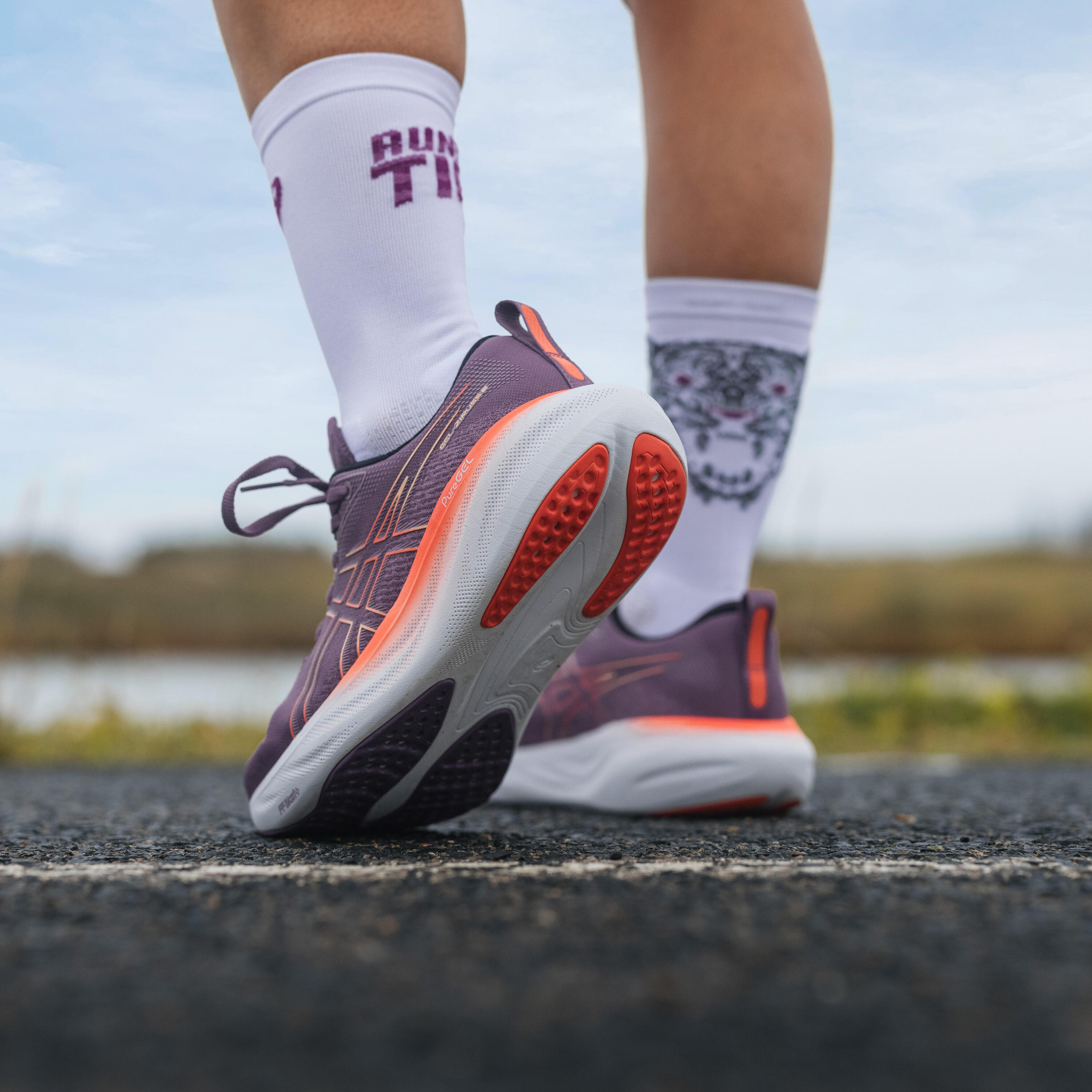 Scarpe running donna Asics GEL ZIRUSS viola-corallo ASICS