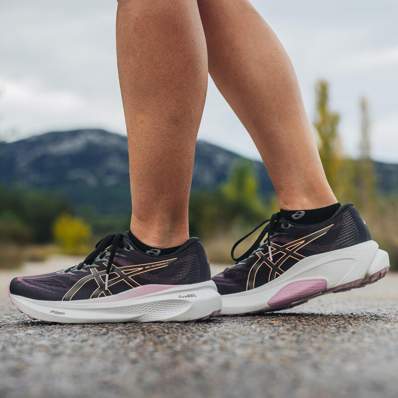 Kadın Koşu Ayakkabısı - Siyah/Mojave Bej - Asics Gel Superion 7