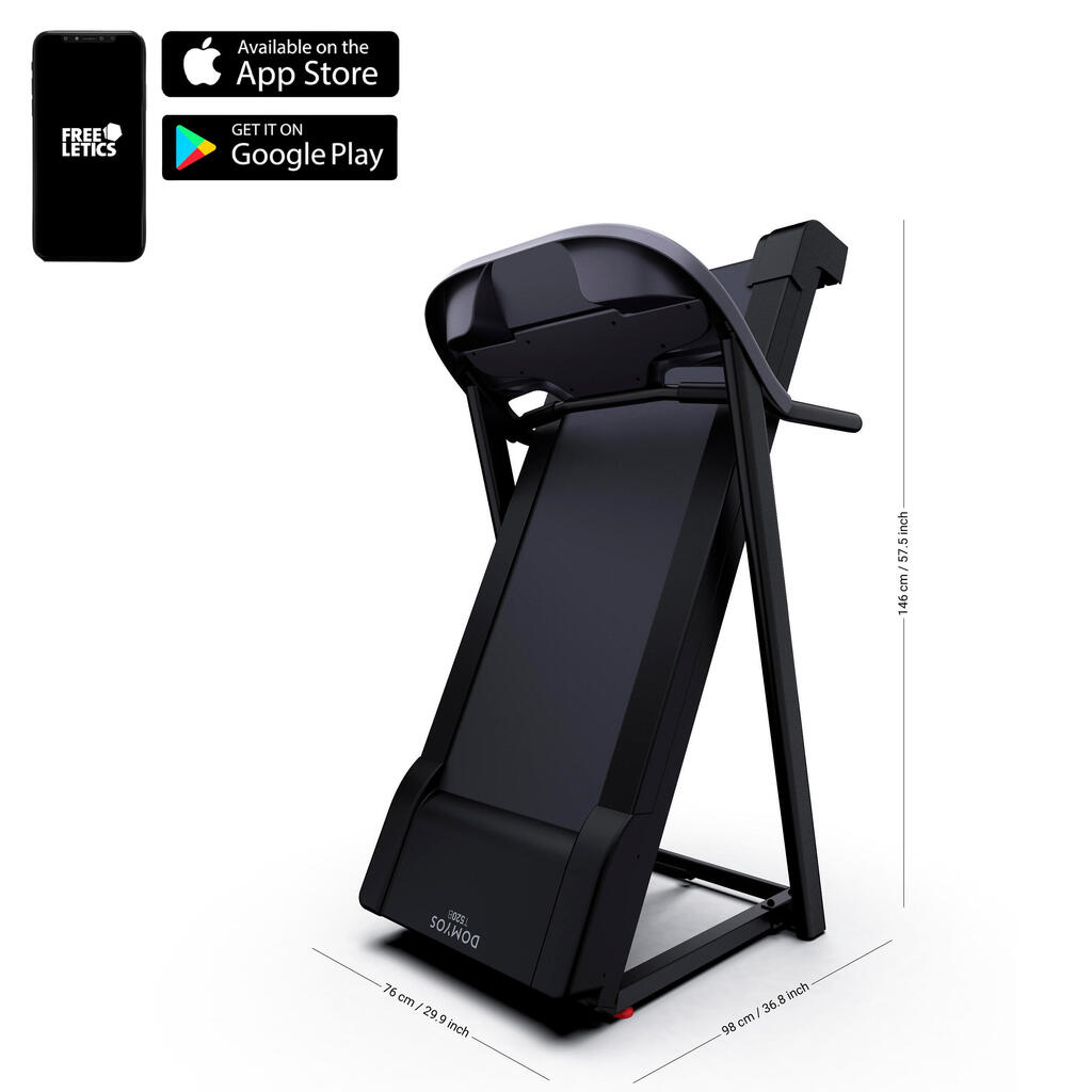 Comfortable Treadmill T520B - 13 km/h, 43⨯121 cm