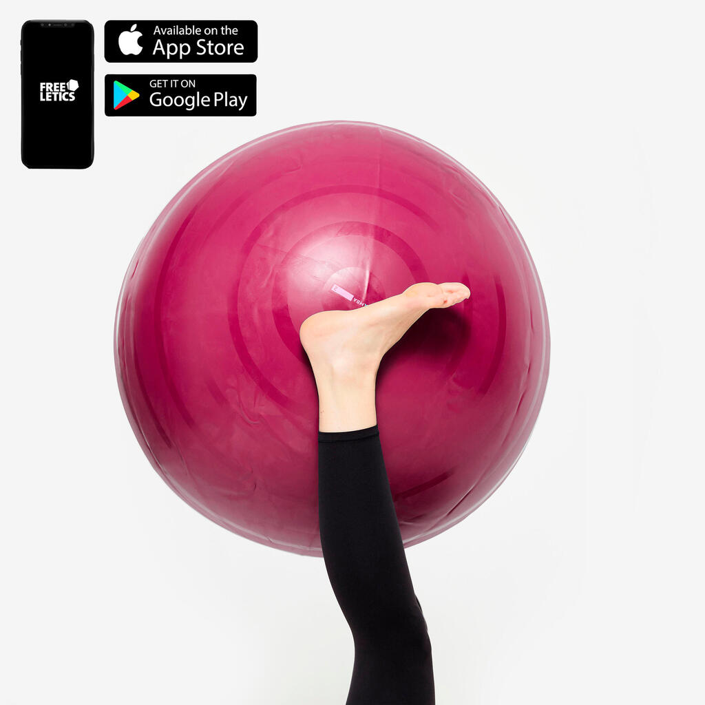 Size 3 / 75 cm Durable Swiss Ball - Pink