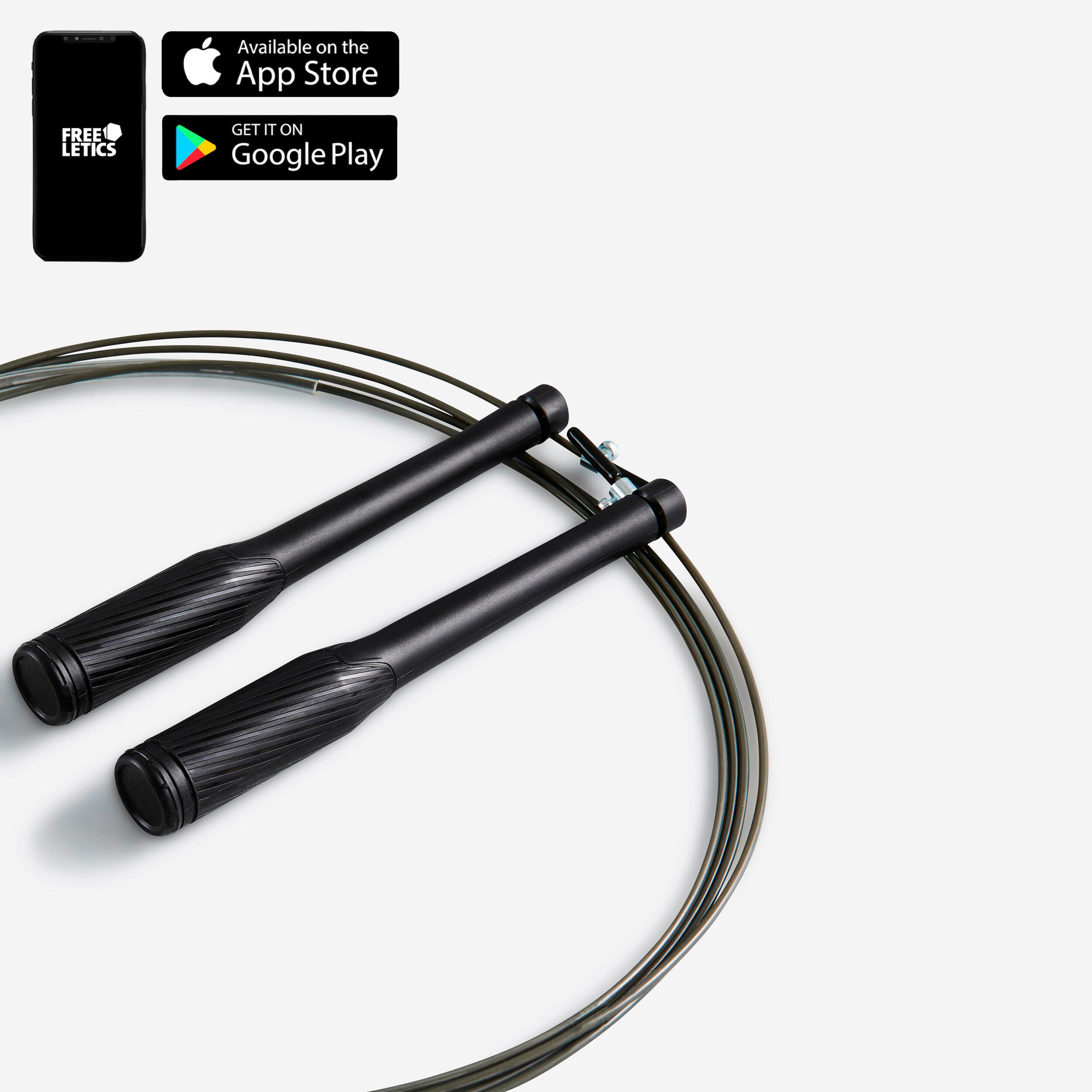 Cross-Training Speed Skipping Rope - Black