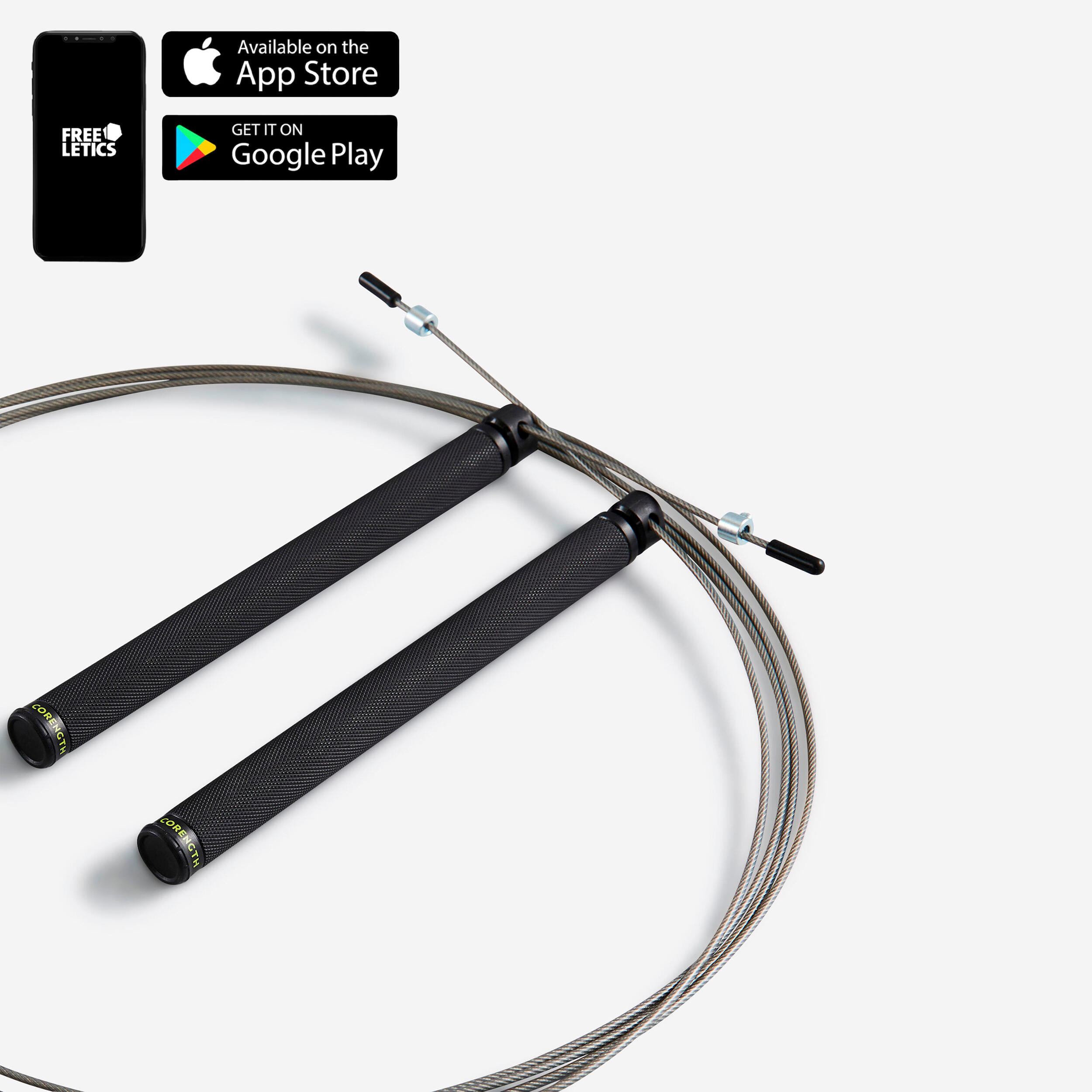 Cross Training Speed Skipping Rope Speed Rope Pro - Black