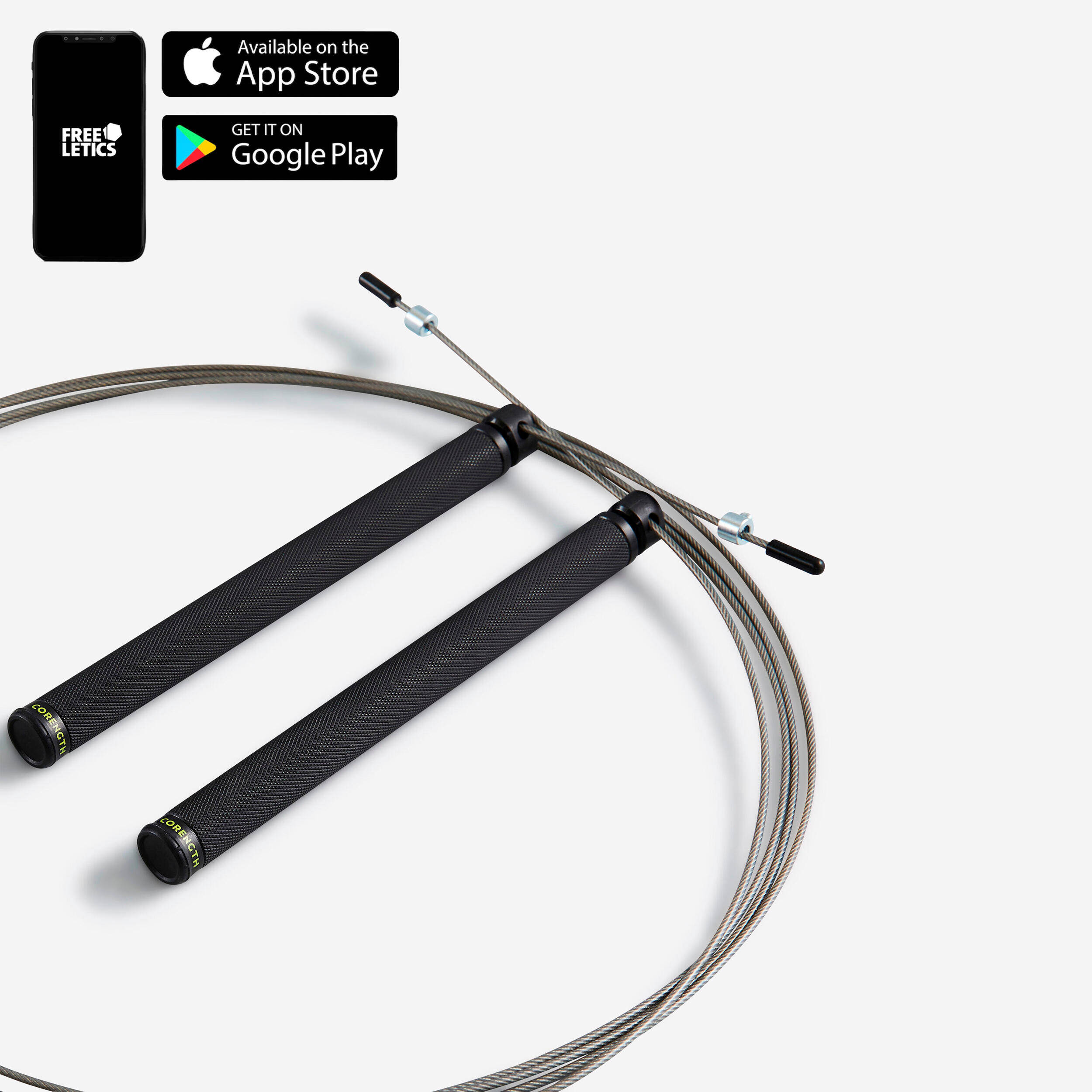 Cross Training Speed Skipping Rope Speed Rope Pro - Black -  2