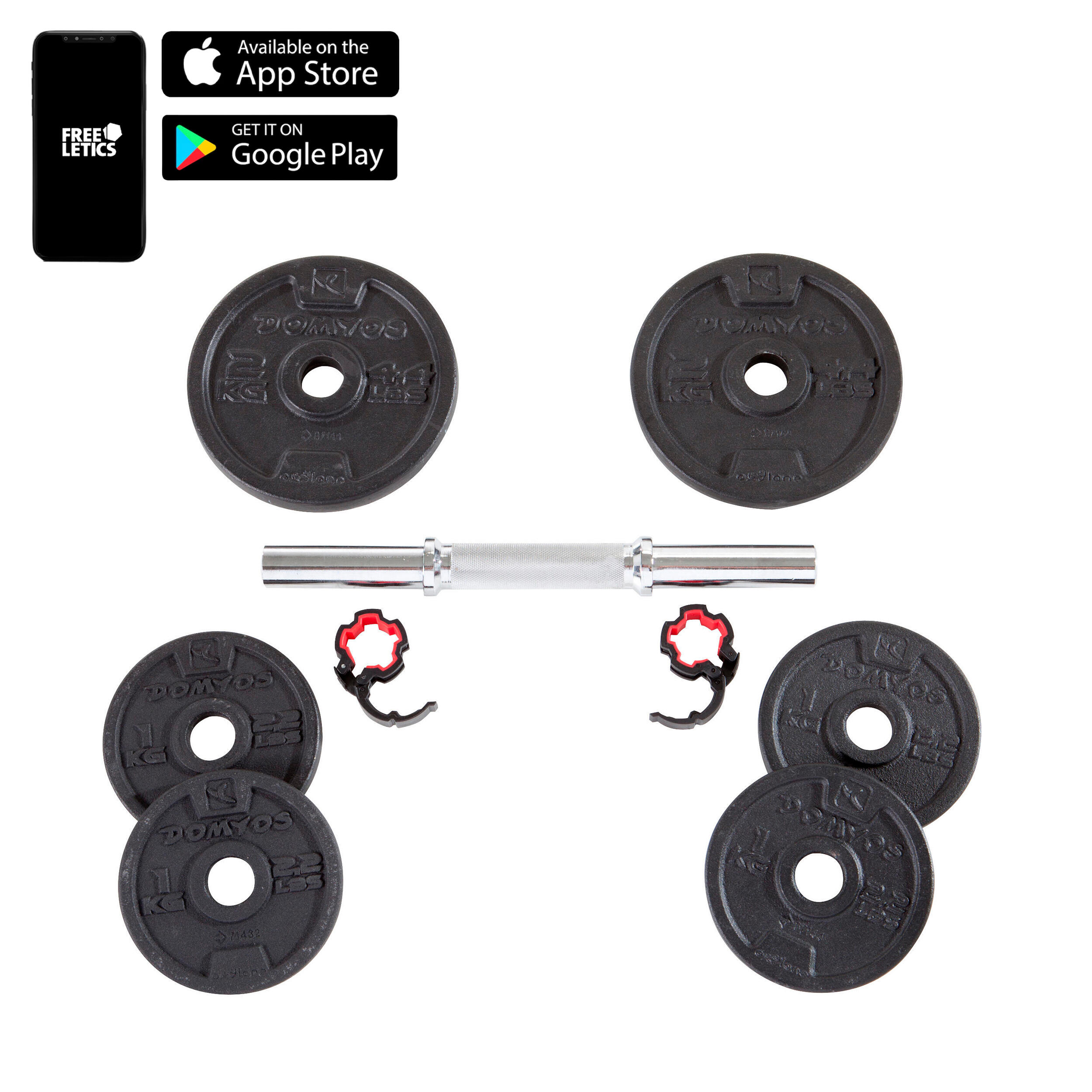 Weight Training Dumbbell Kit 10 kg (22 lb) - CORENGTH