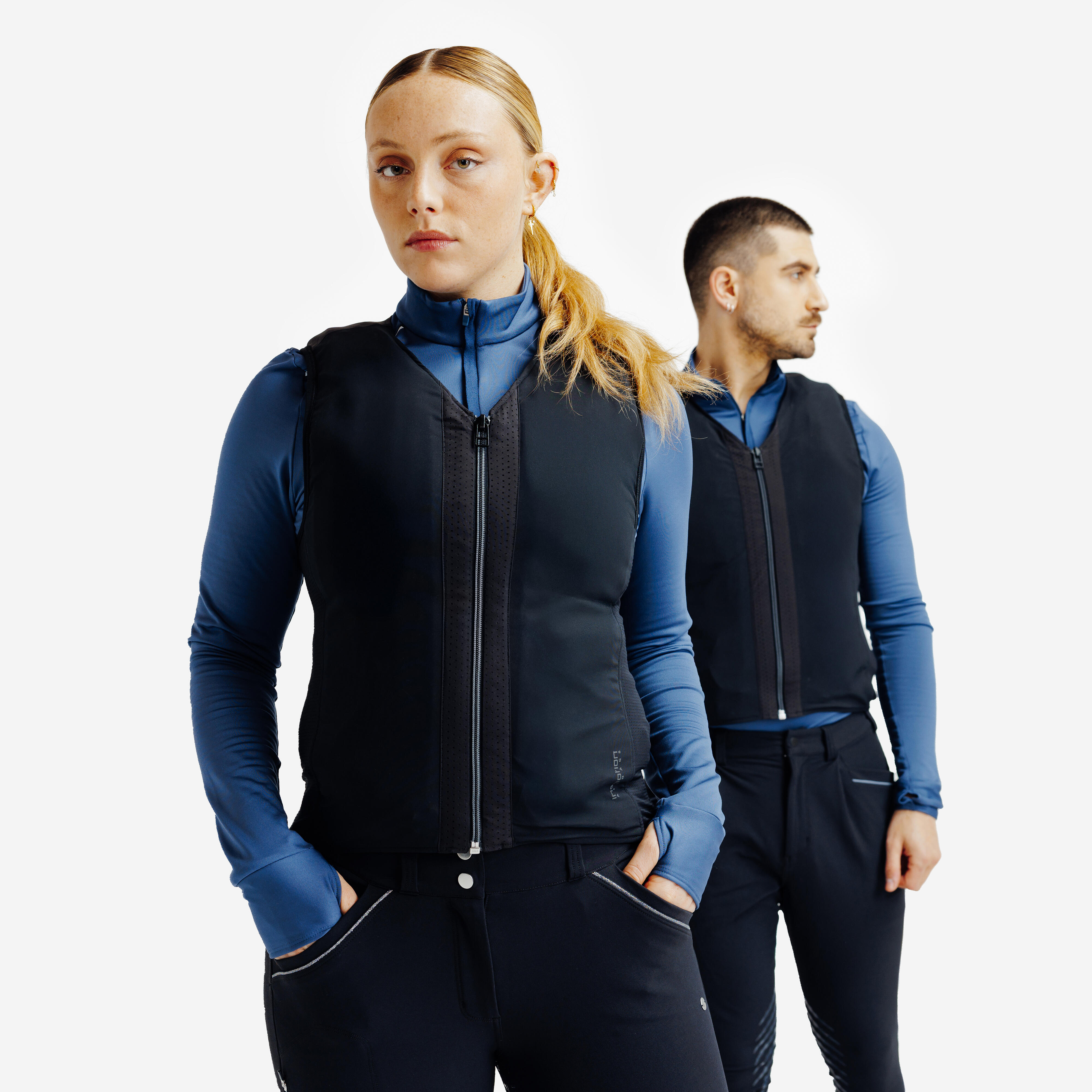 Decathlon UK FOUGANZA Adult Horse Riding Airbag Body Protector - Black | FREE Click & Collect at Stores and Asda. 365 Days return available.