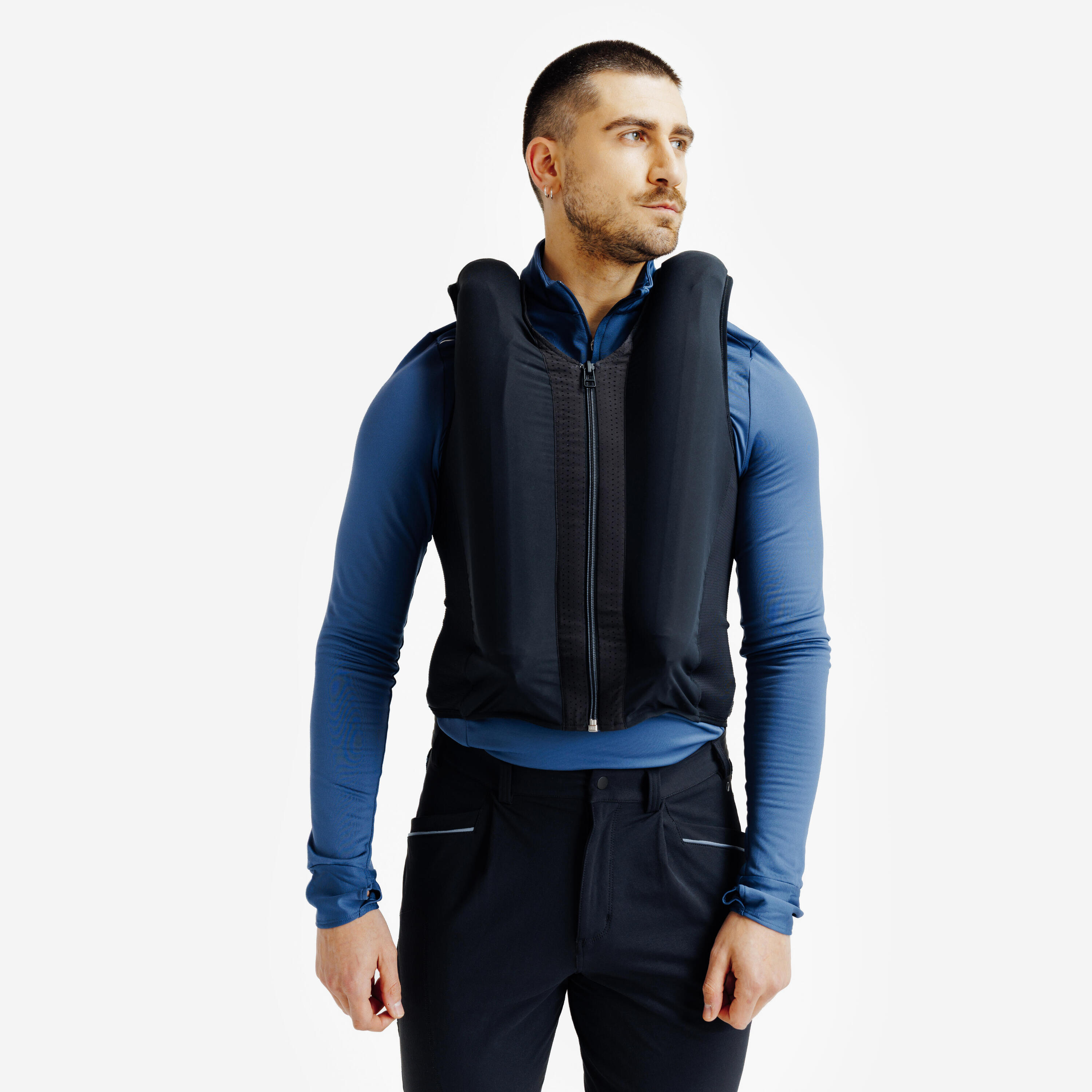 Gilet de protection Airbag Electronique équitation Adulte Noir 3/19