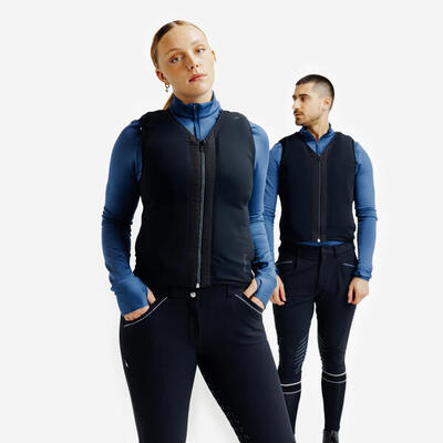 Gilet equitazione adulto AIRBAG elettronico nero