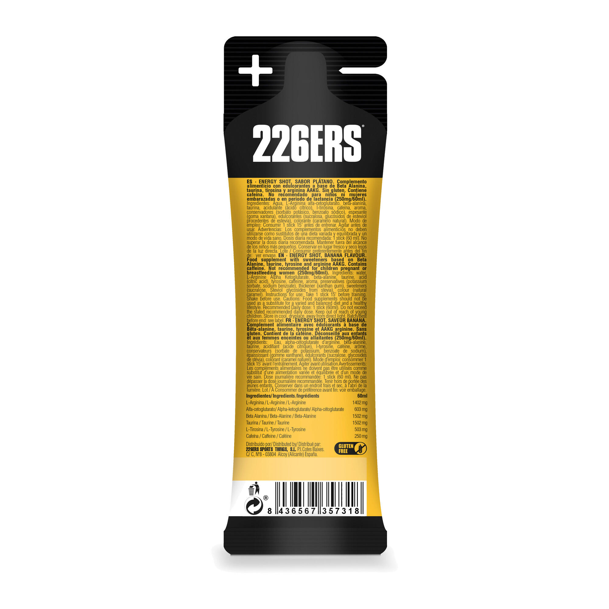 ENERGY SHOT STICK 60ml BANANA XTREM 2 2/2