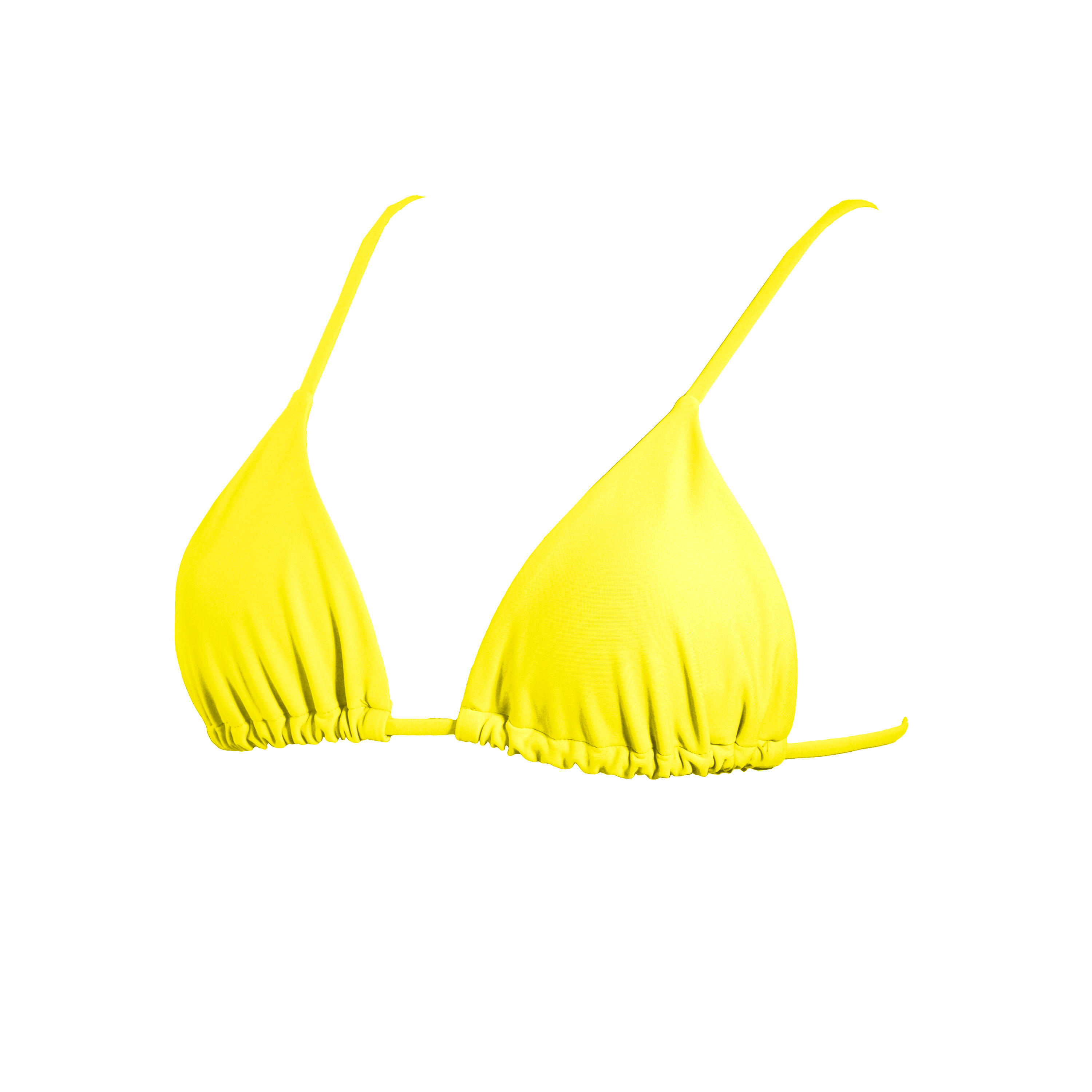 Top Bikini Mujer Triángulo Amarillo 5/7