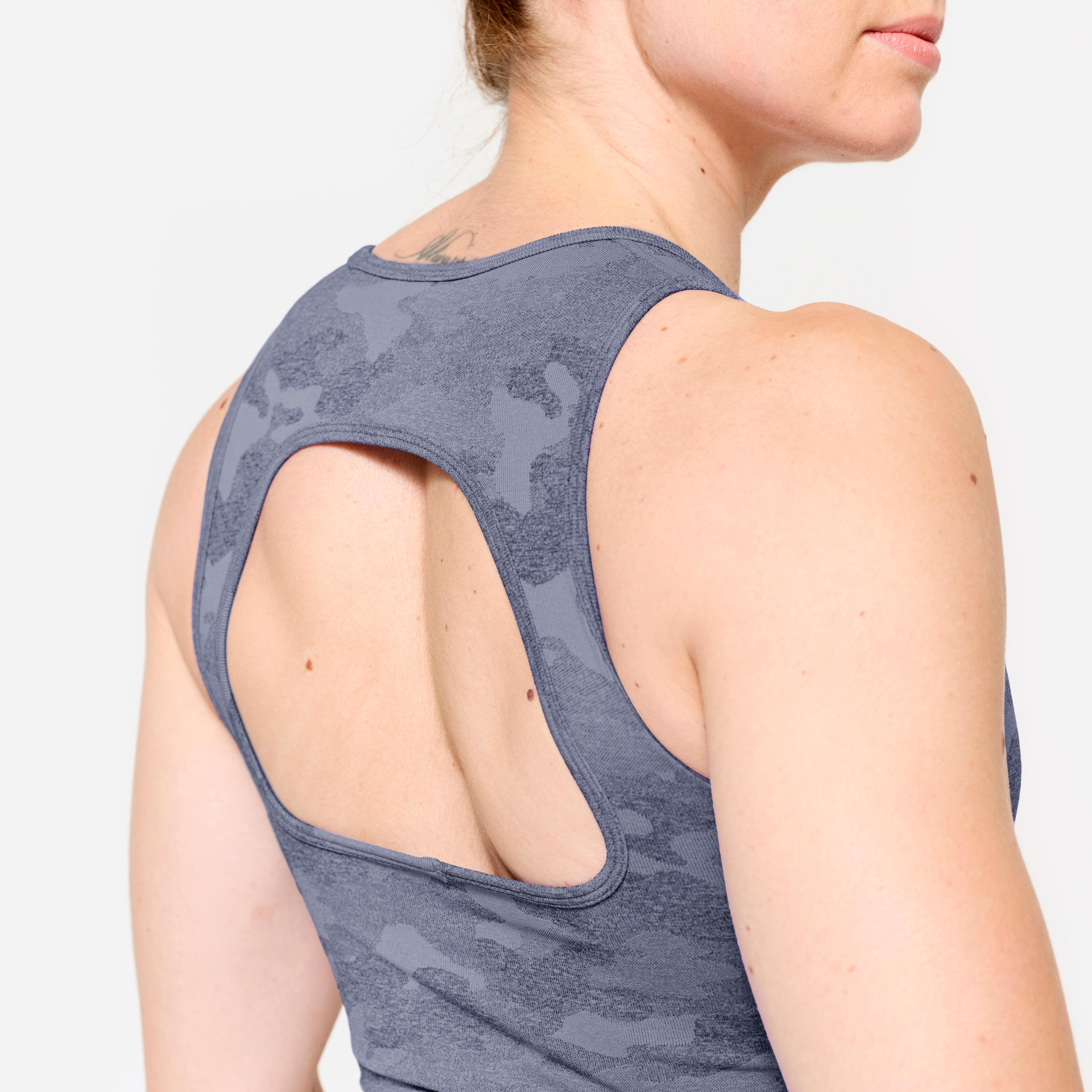 Women's Crop Top with Camo Print, FTA 900