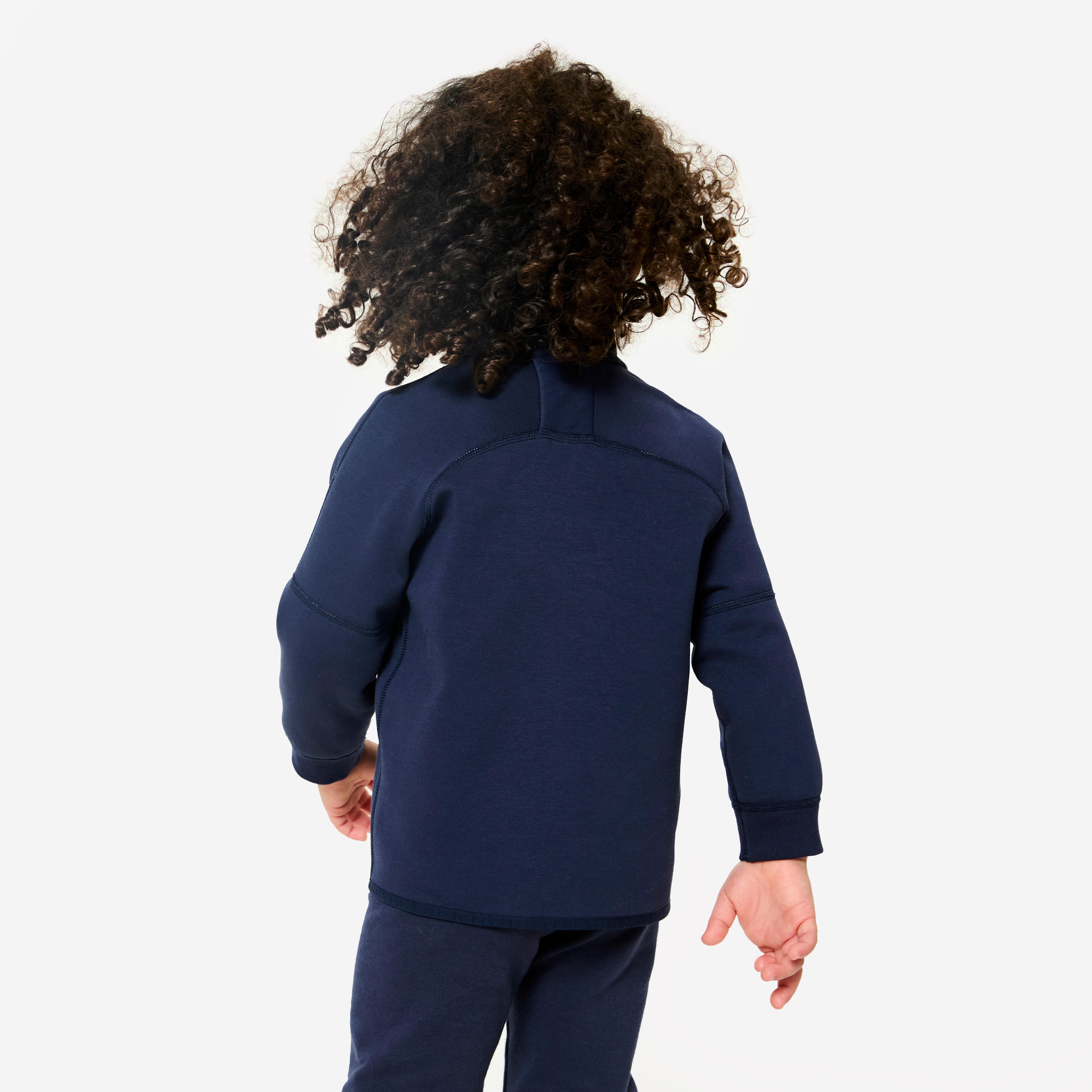 Kids' Unisex Reversible Zip-Up Jacket - Navy Blue