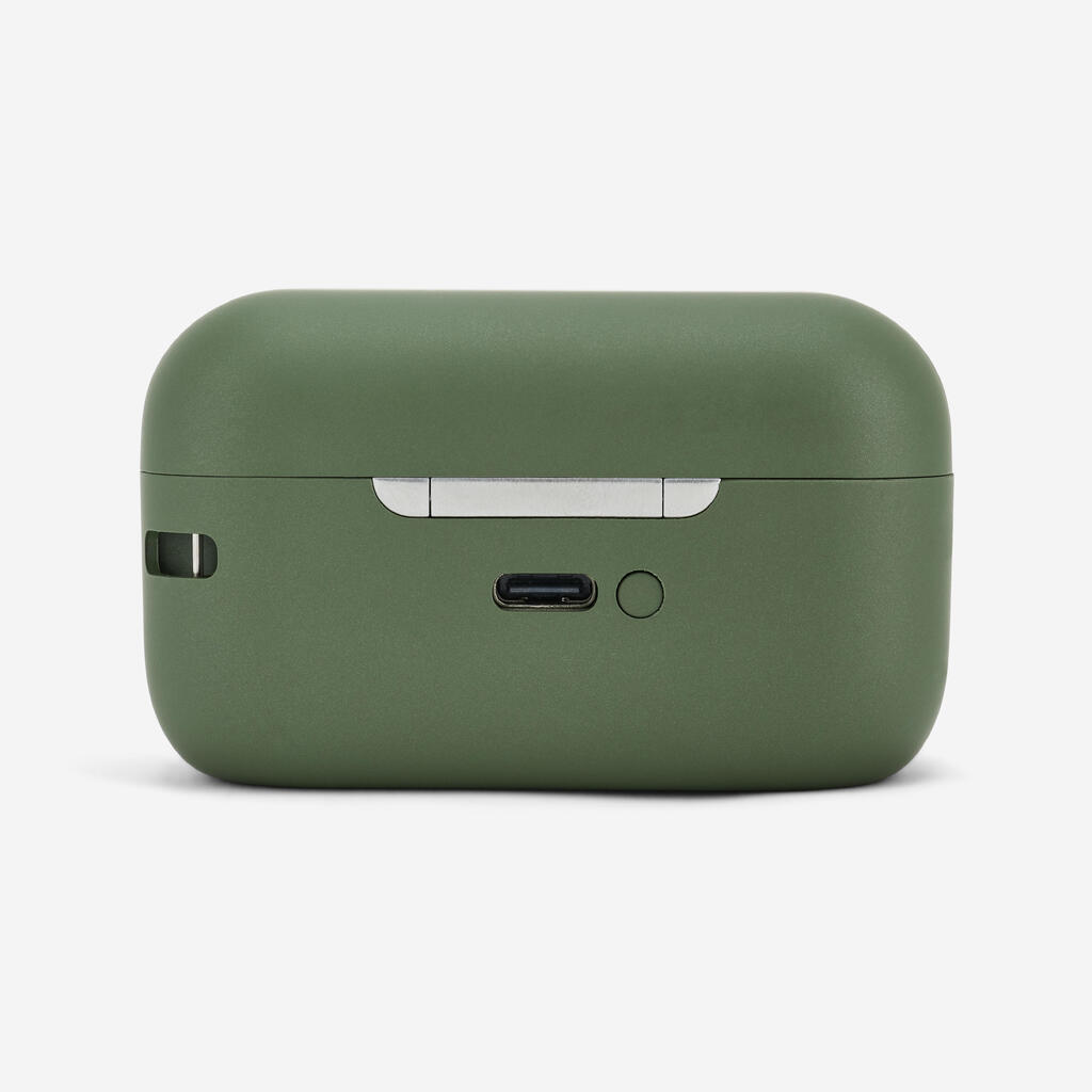 Caliber electronic hearing protection earplugs green