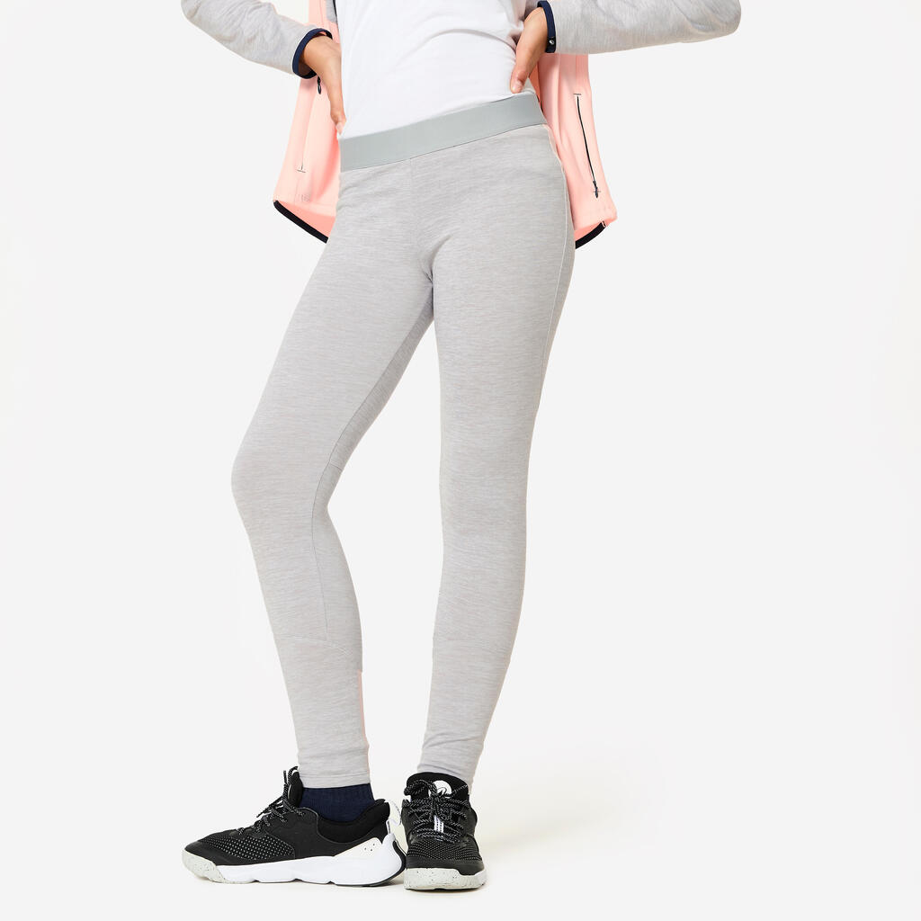 Kids' Breathable Tracksuit - Grey/Pastel Pink
