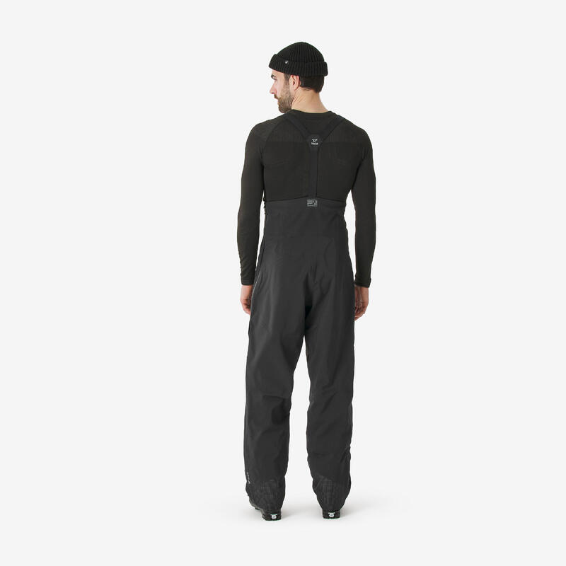 Pantalon schi freeride impermeabil FR900 negru bărbați