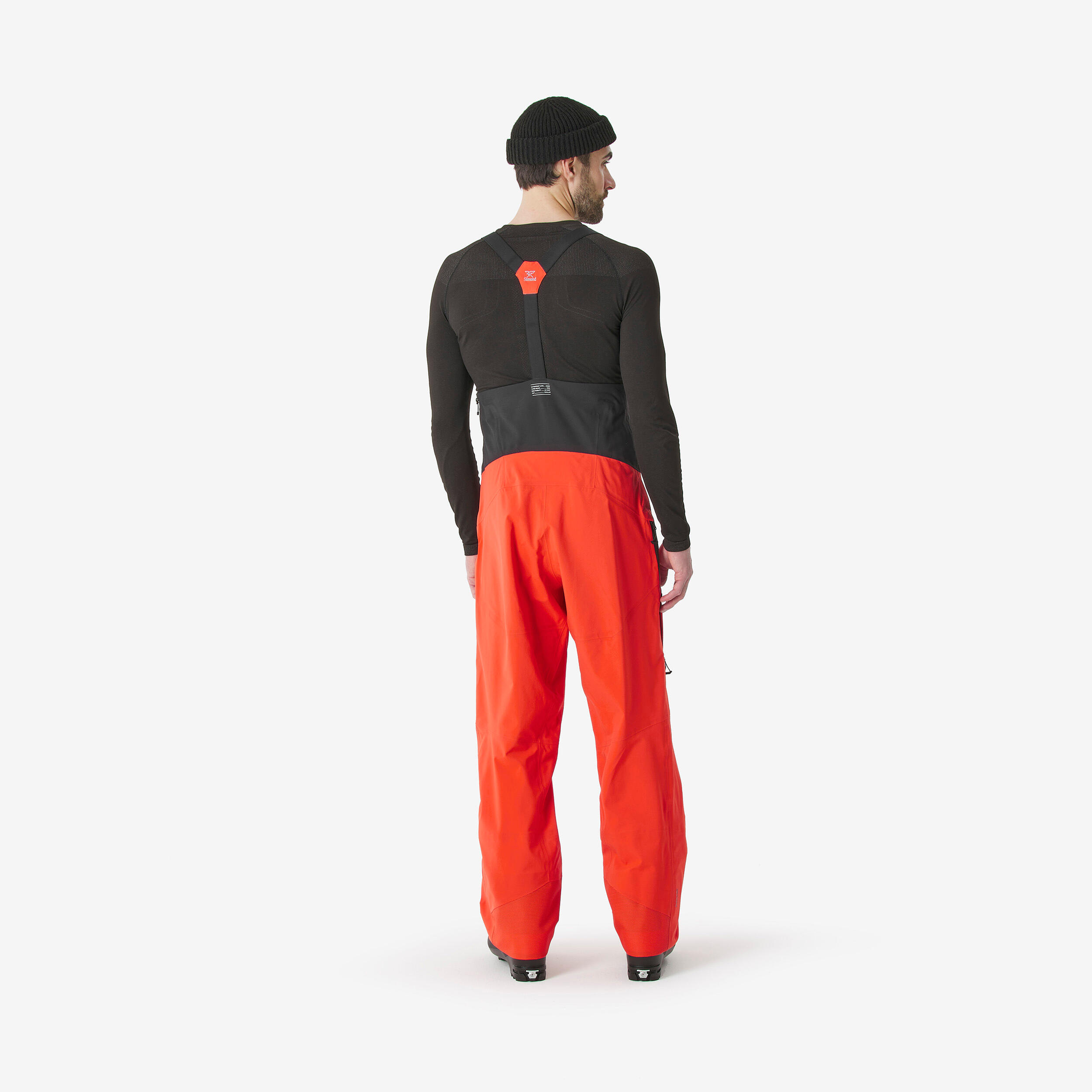 Pantalon de ski freeride imperméable homme, FR900 orange 3/12