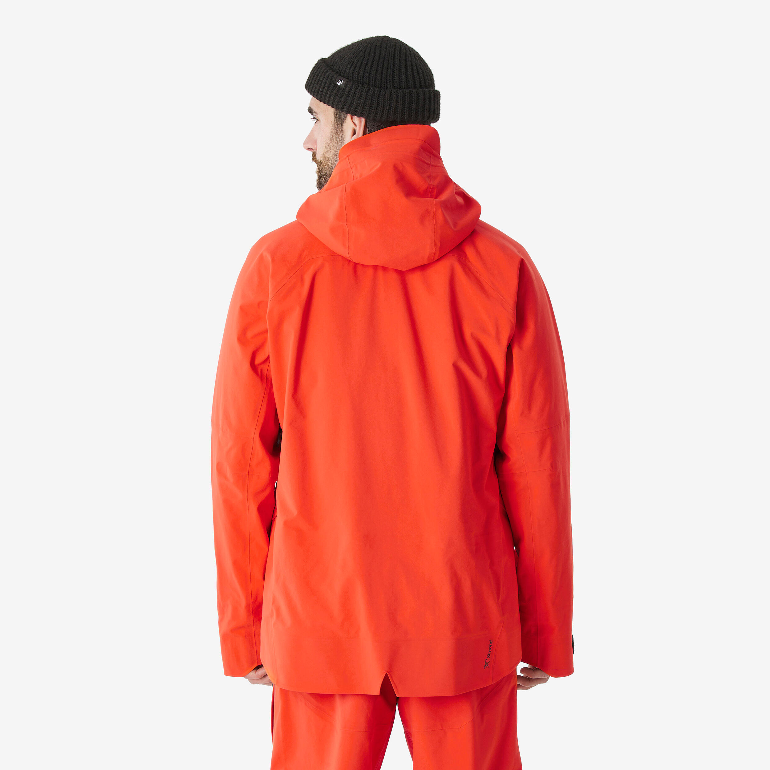 Men’s waterproof Freeride ski jacket, FR900 - Orange