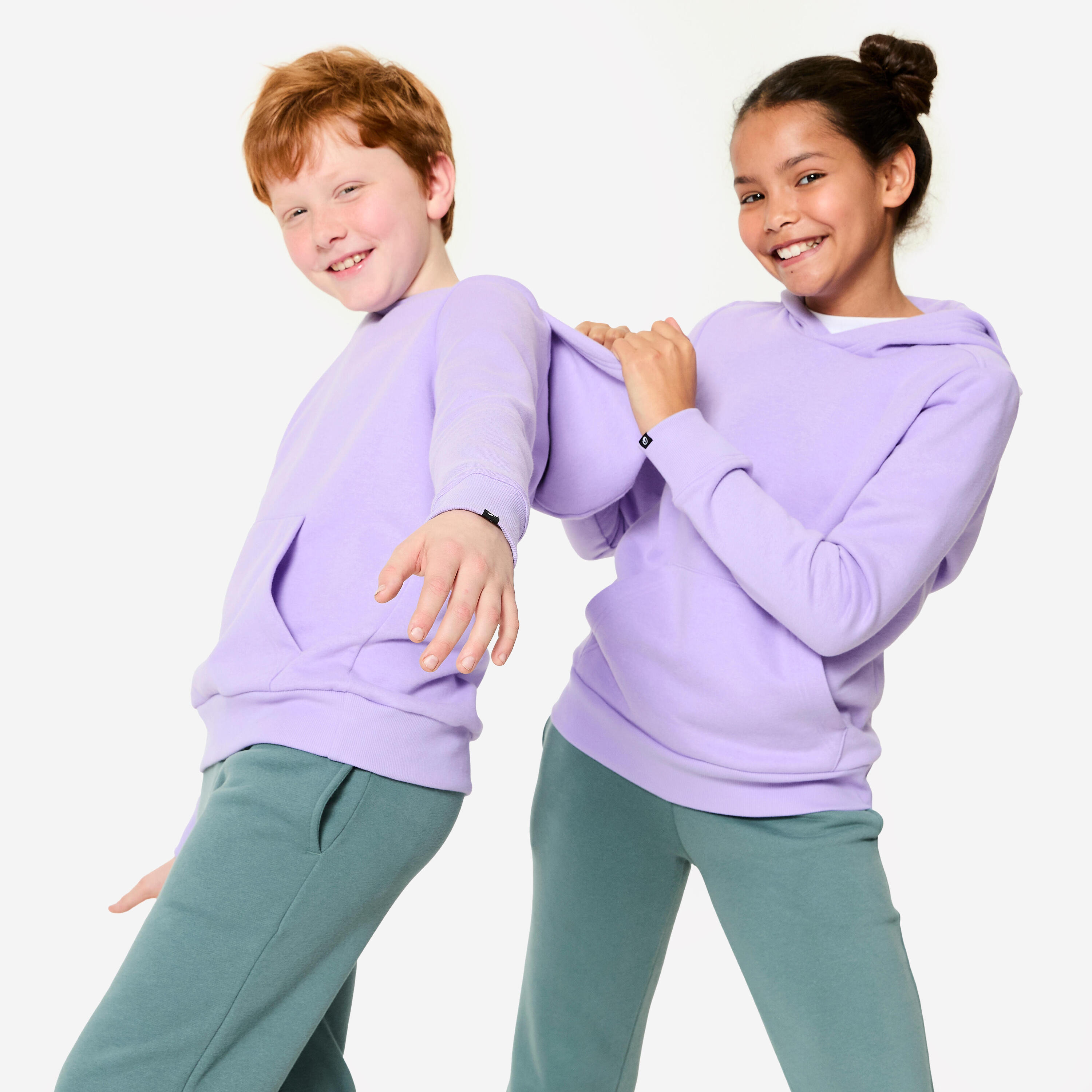 DOMYOS Kids' Hoodie - Purple