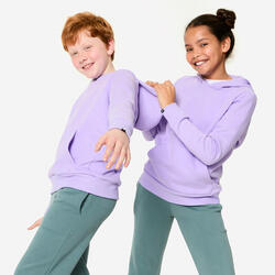Sweatshirt com Capuz de Educação Física Criança Violeta