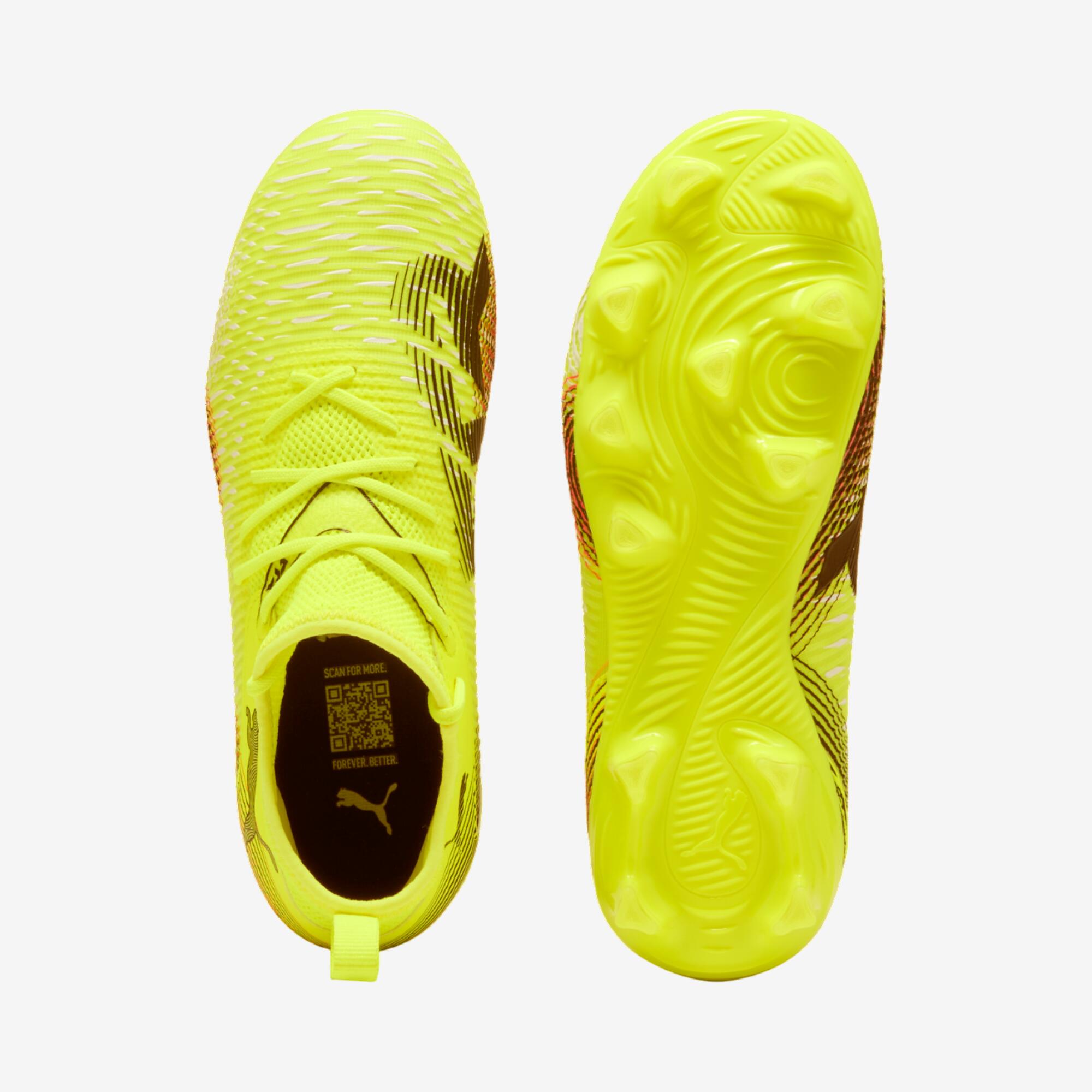 Puma Future 8 Match FG/AG kind voetbalschoenen geel 5/6